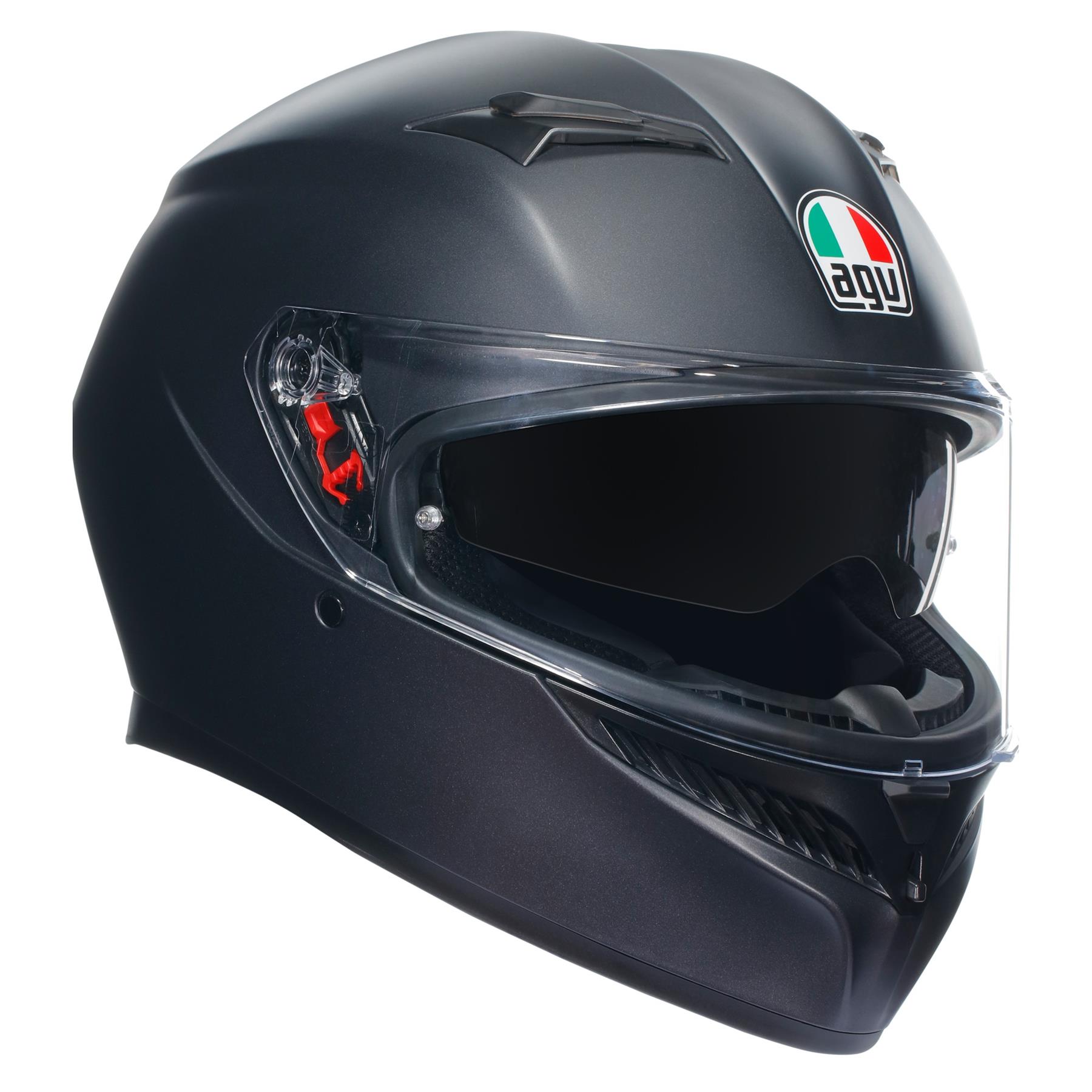 AGV K3 Plain Motorcycle Helmet Road Legal ECE 22.06 ACU Approved - Picture 3 of 29