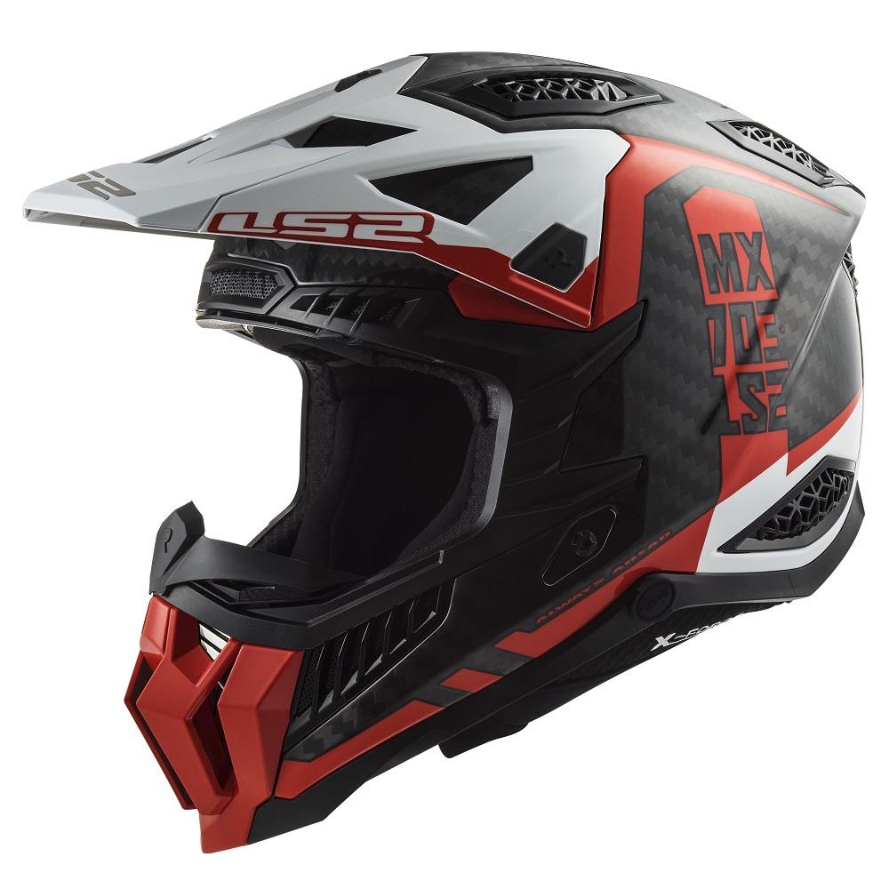 LS2 MX703 X-Force Carbon Victory Motocross Helmet Motorcross MX Off Road Lid - Picture 3 of 11