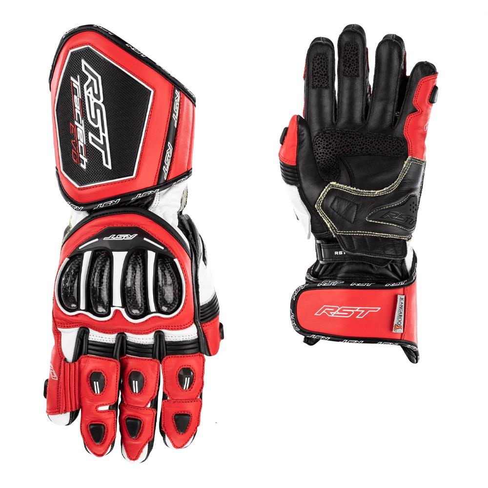 RST Tractech Evo 4 Mens Motorcycle Gloves Race Track Day Racing Bike Gloves - Picture 37 of 45