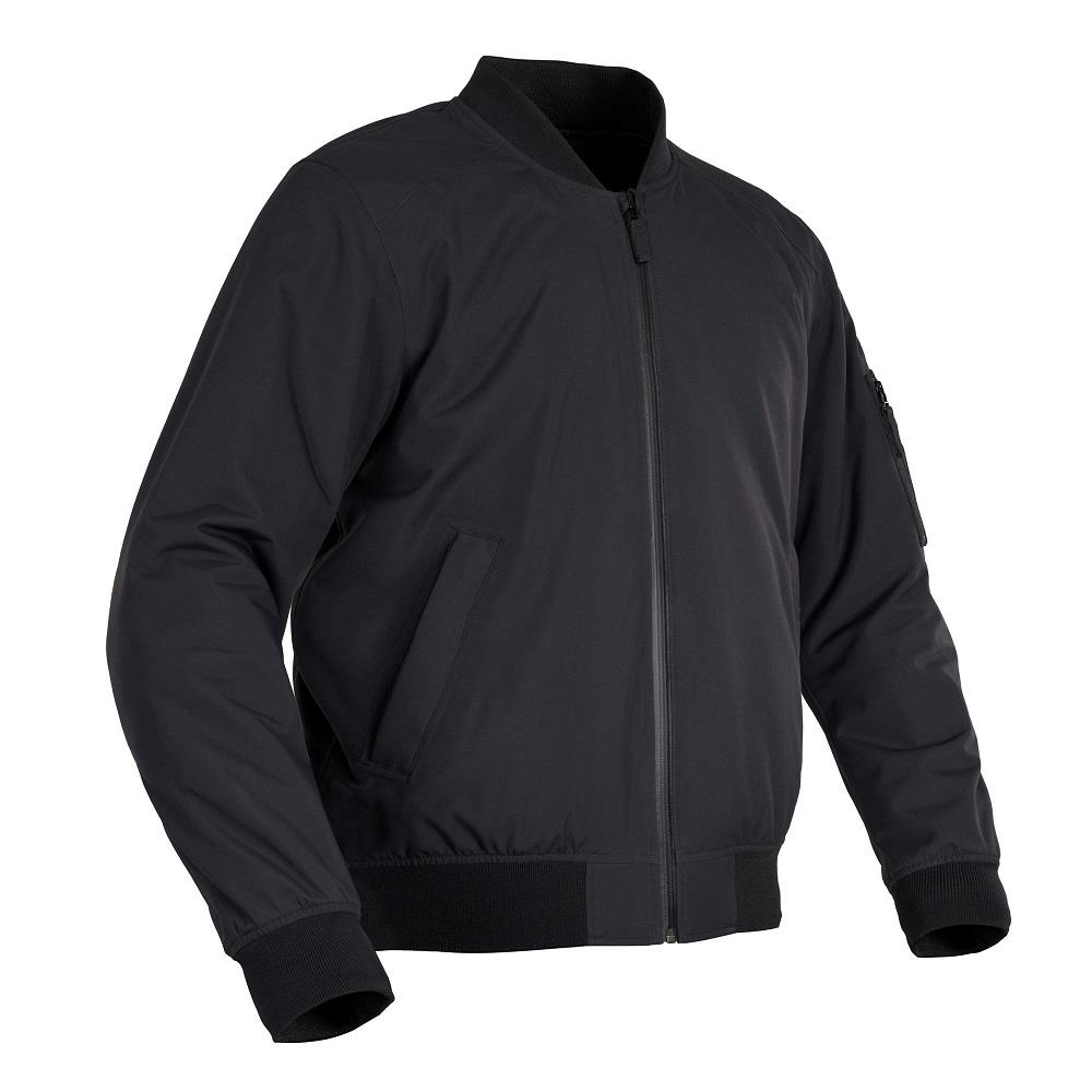 Oxford Bomber Mens Waterproof Motorcycle Scooter Jacket Laminated Black Khaki - Picture 12 of 29