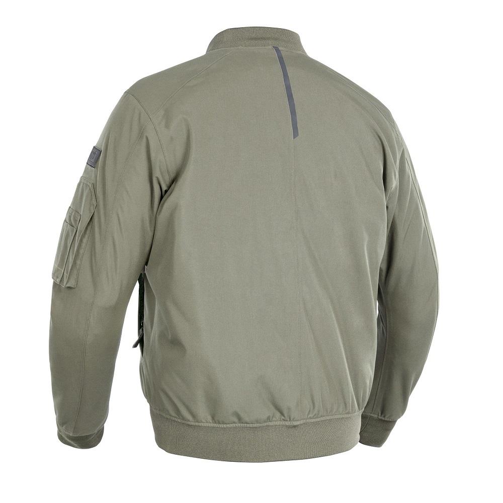 Oxford Bomber Mens Waterproof Motorcycle Scooter Jacket Laminated Black Khaki - Picture 24 of 29