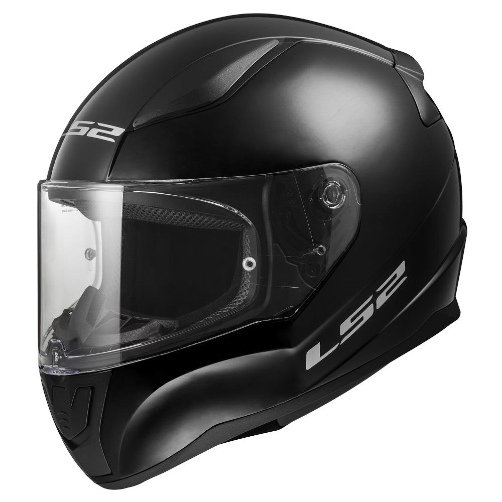 LS2 FF353 Rapid II Plain Motorcycle Helmet Full Face Moped Black White Grey - Picture 13 of 45