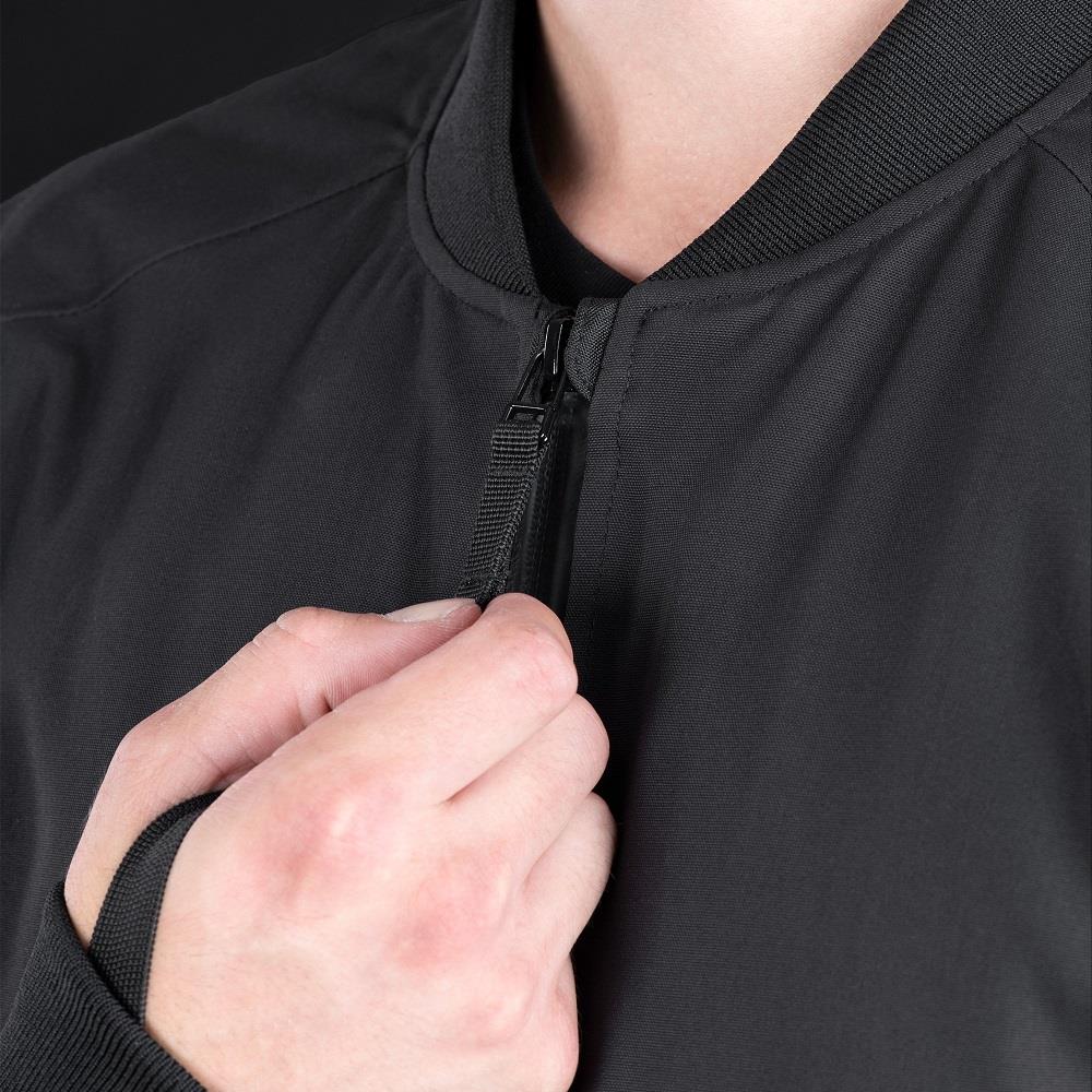 Oxford Bomber Mens Waterproof Motorcycle Scooter Jacket Laminated Black Khaki - Picture 14 of 29