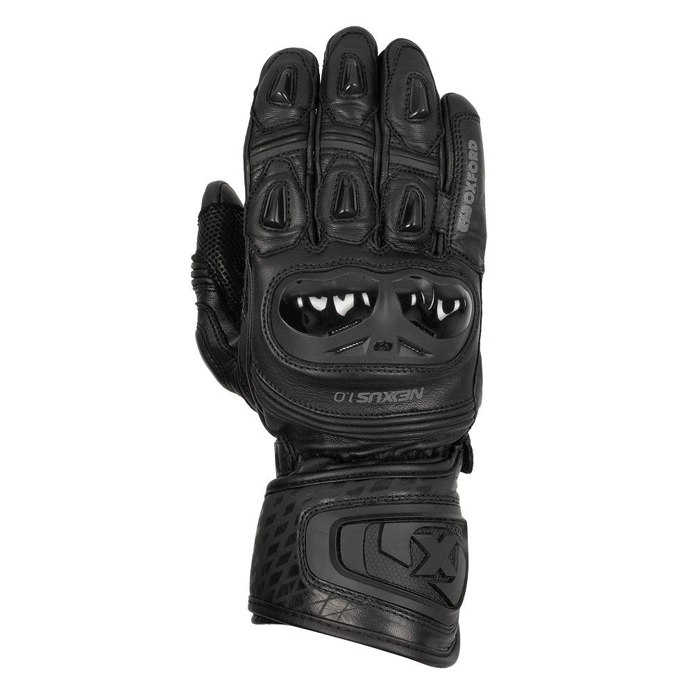 Oxford Nexus Mens Motorcycle Gloves Leather Sports Race Motorbike Track Glove - Picture 8 of 28