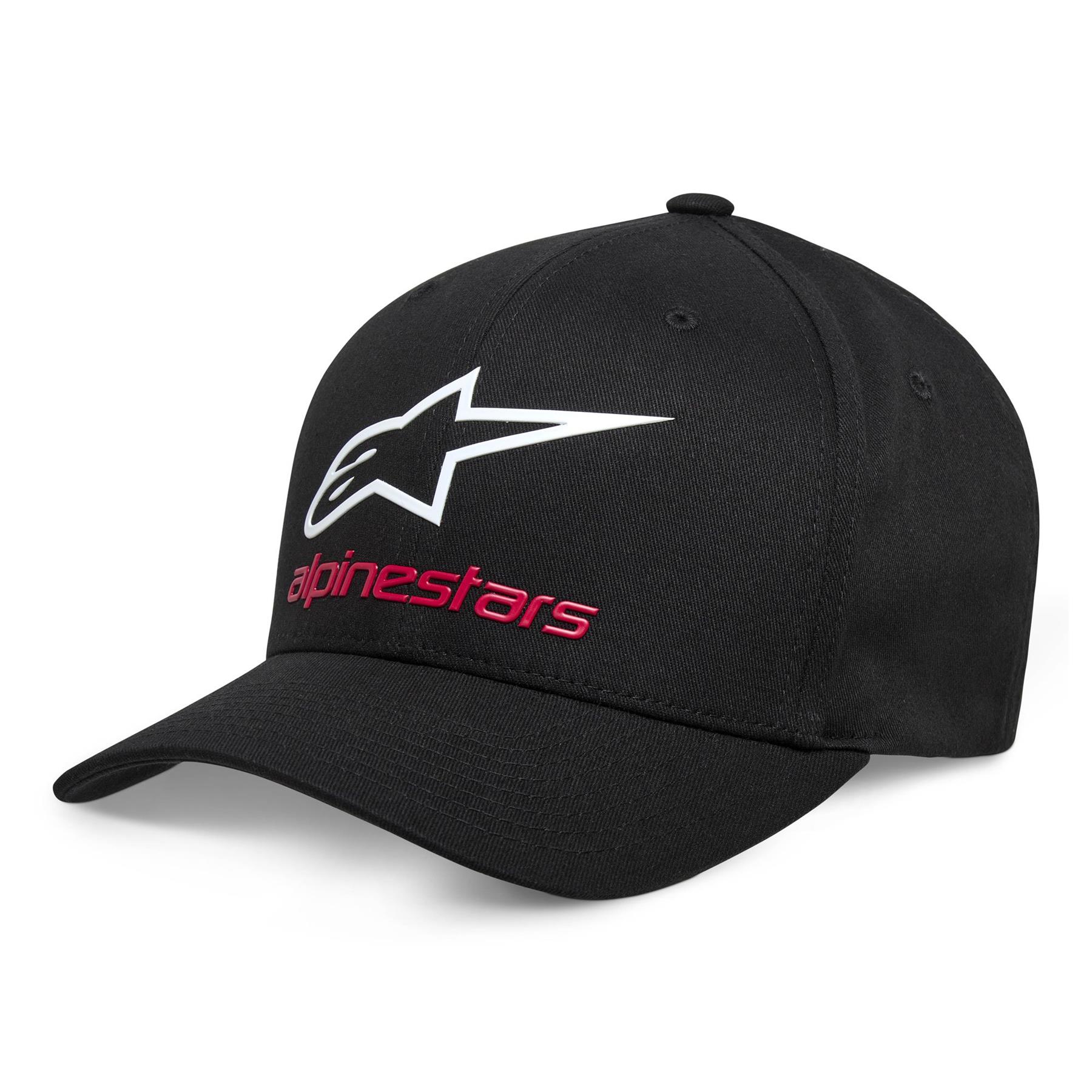 Alpinestars Always 2.0 Cap Unisex Motorcycle Baseball Hat Black Red White