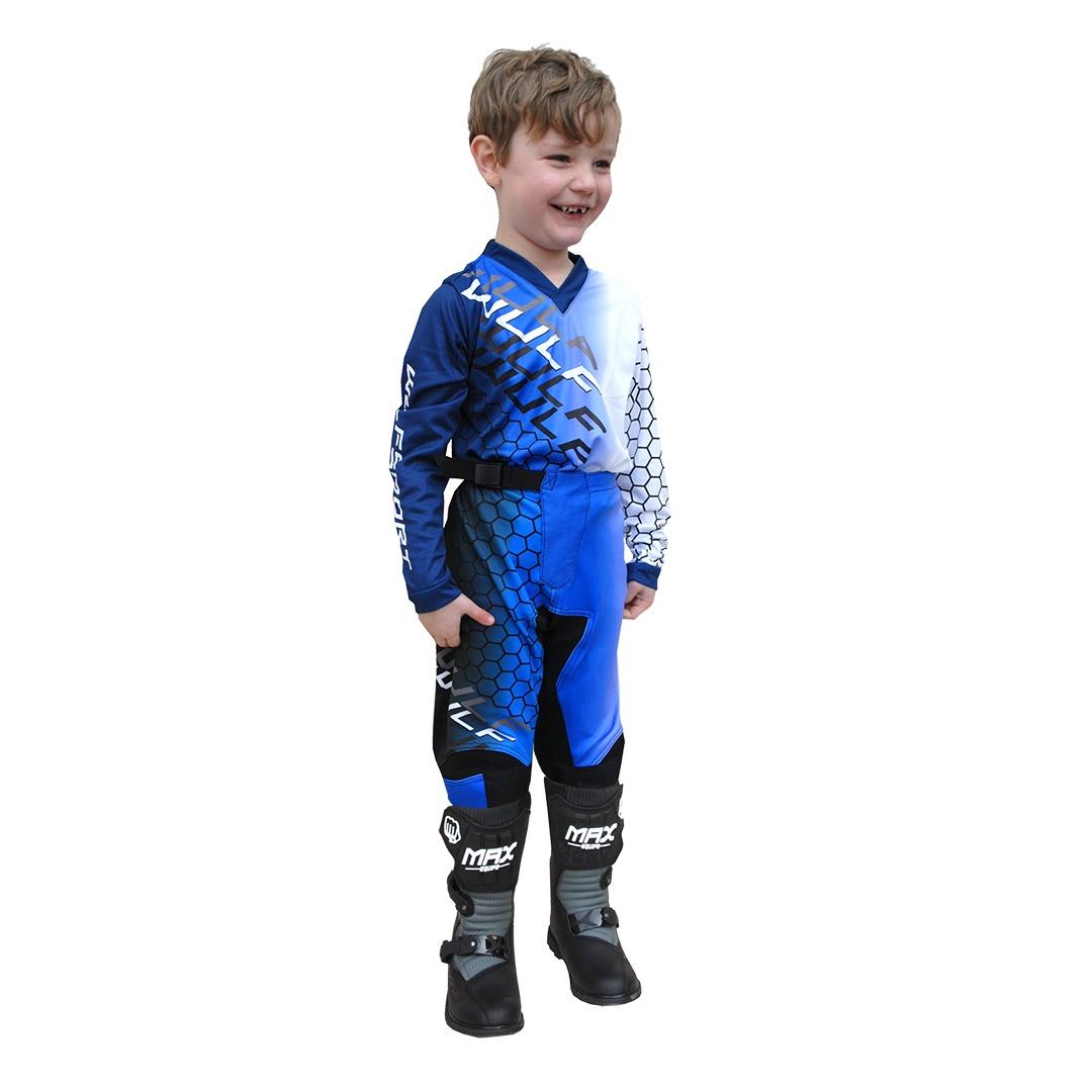 Wulfsport Cub Connect Motocross Trikot Kinder Motorcross MX Quad Shirt Jugend Top - Bild 17 von 17