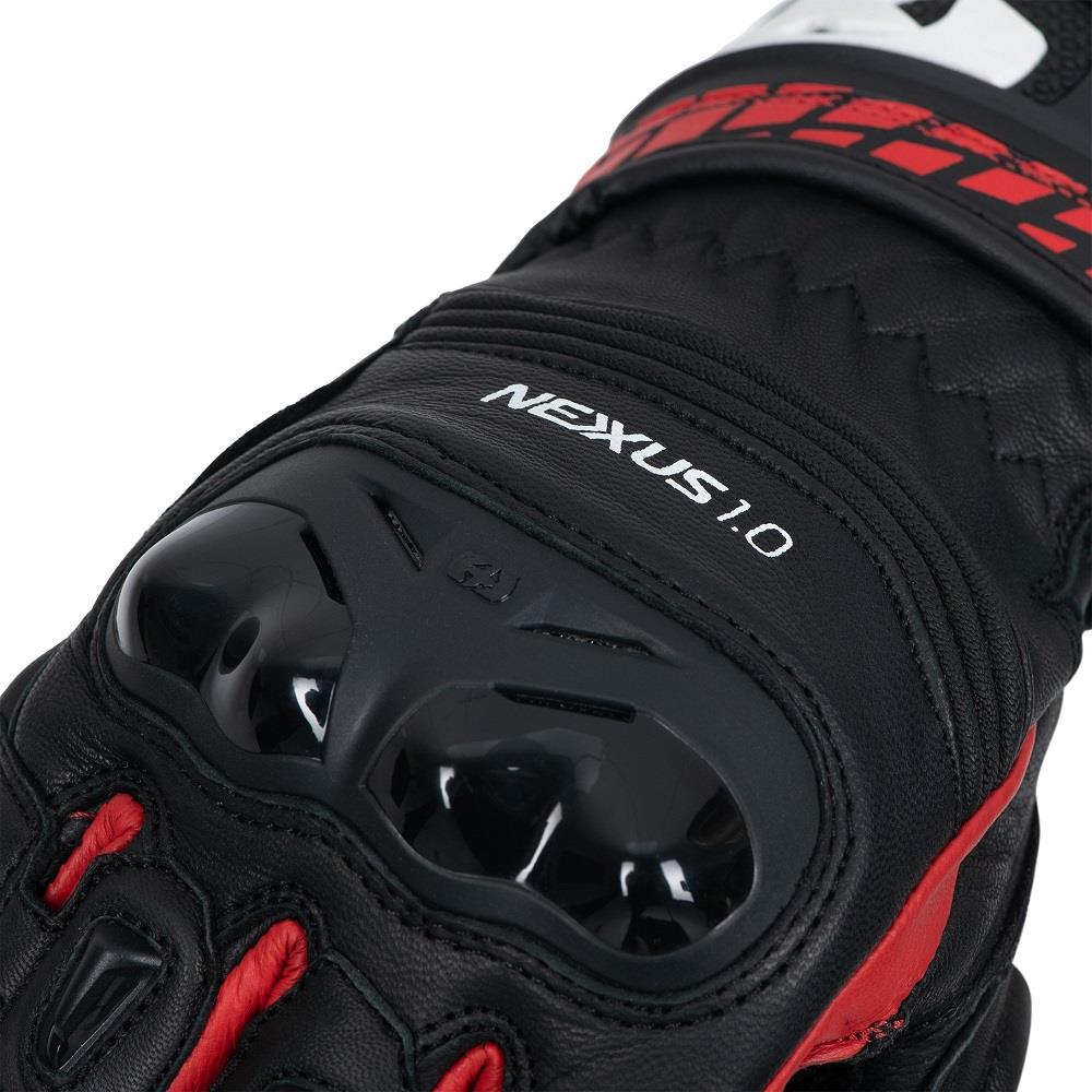 Oxford Nexus Mens Motorcycle Gloves Leather Sports Race Motorbike Track Glove - Picture 17 of 28