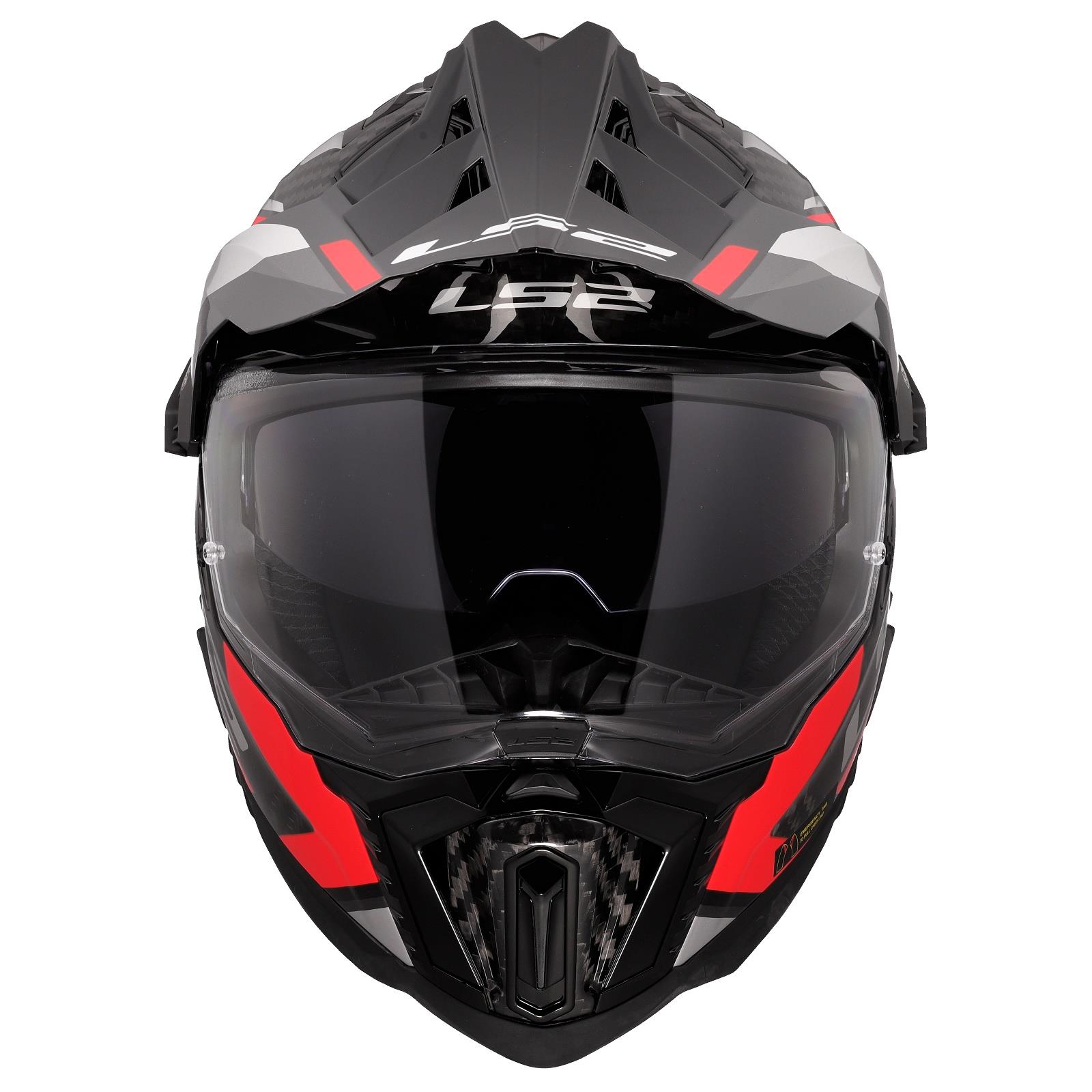 LS2 MX701 Carbon Explorer Frontier II Adventure Helmet Motocross MX Motorcross - Picture 18 of 26