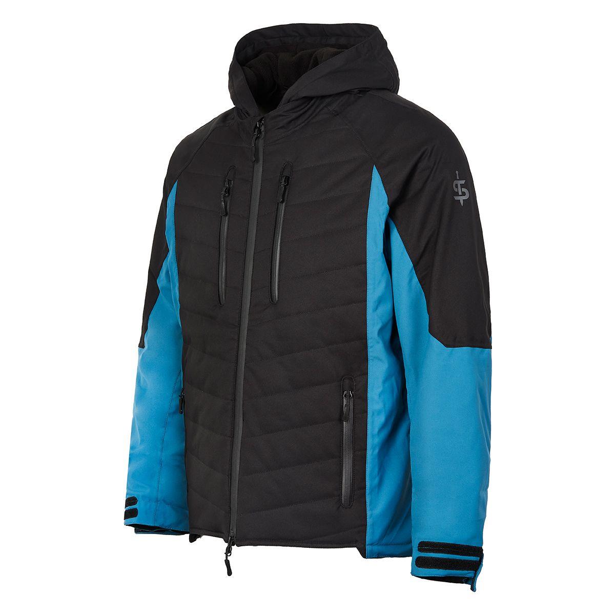 Spada Tino CE Waterproof Motorcycle Jacket Quilted Laminated Moped Hoodie Black - Picture 12 of 13