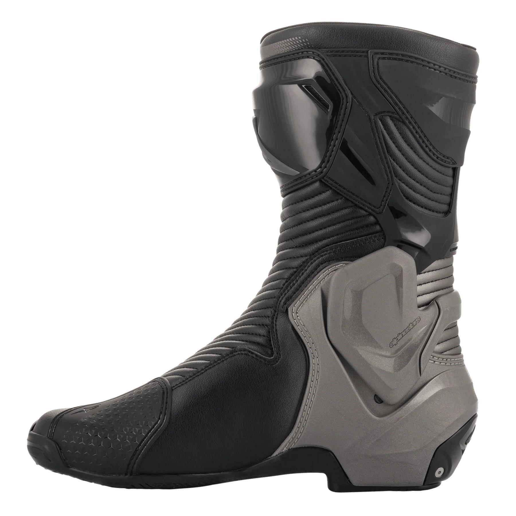 Alpinestars SMX Plus v2 Motorcycle Boots CE Sports Touring Motorbike Black White - Picture 6 of 13