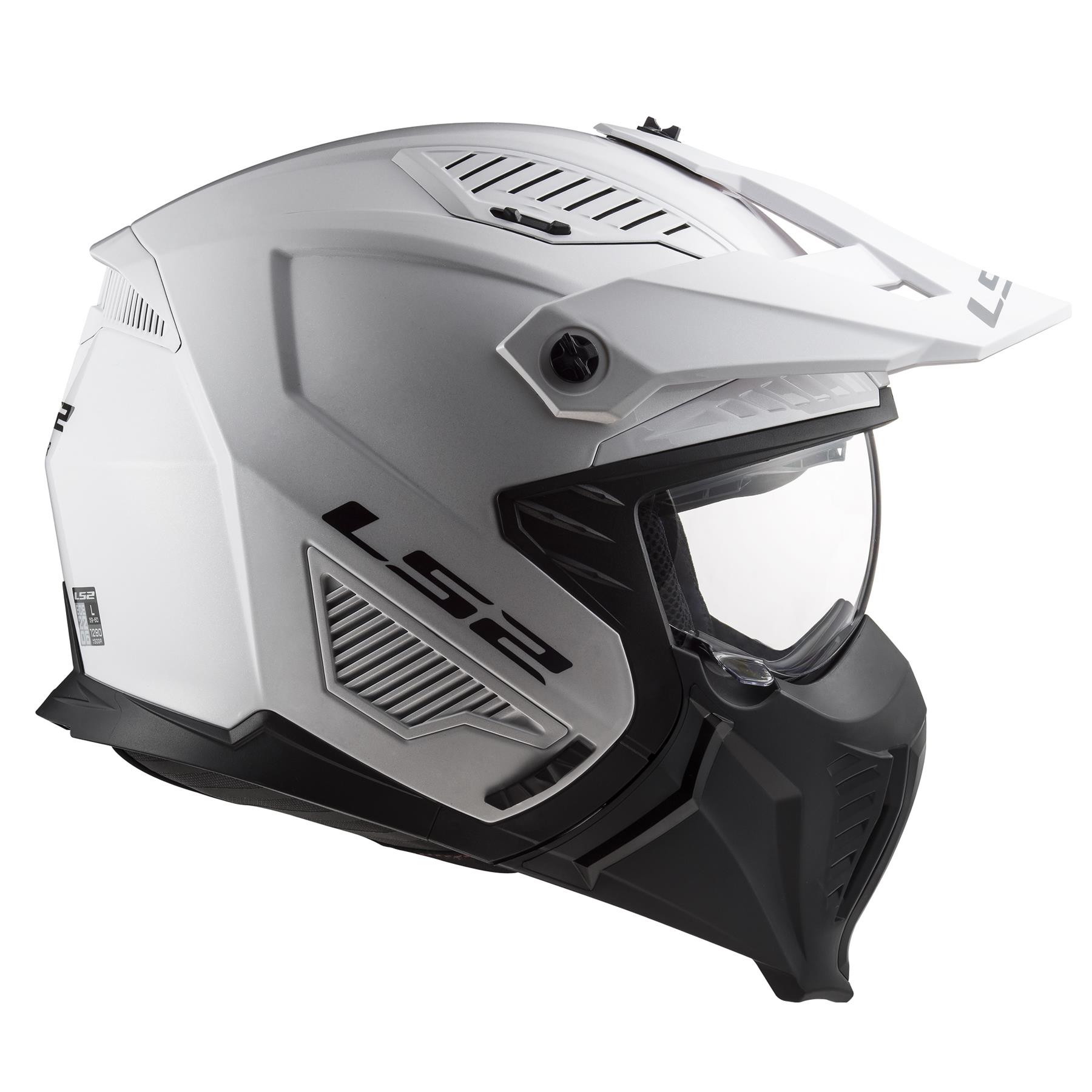 LS2 OF606 Casco moto alla deriva semplice fuori strada prova avventura maschera - Foto 22 di 23