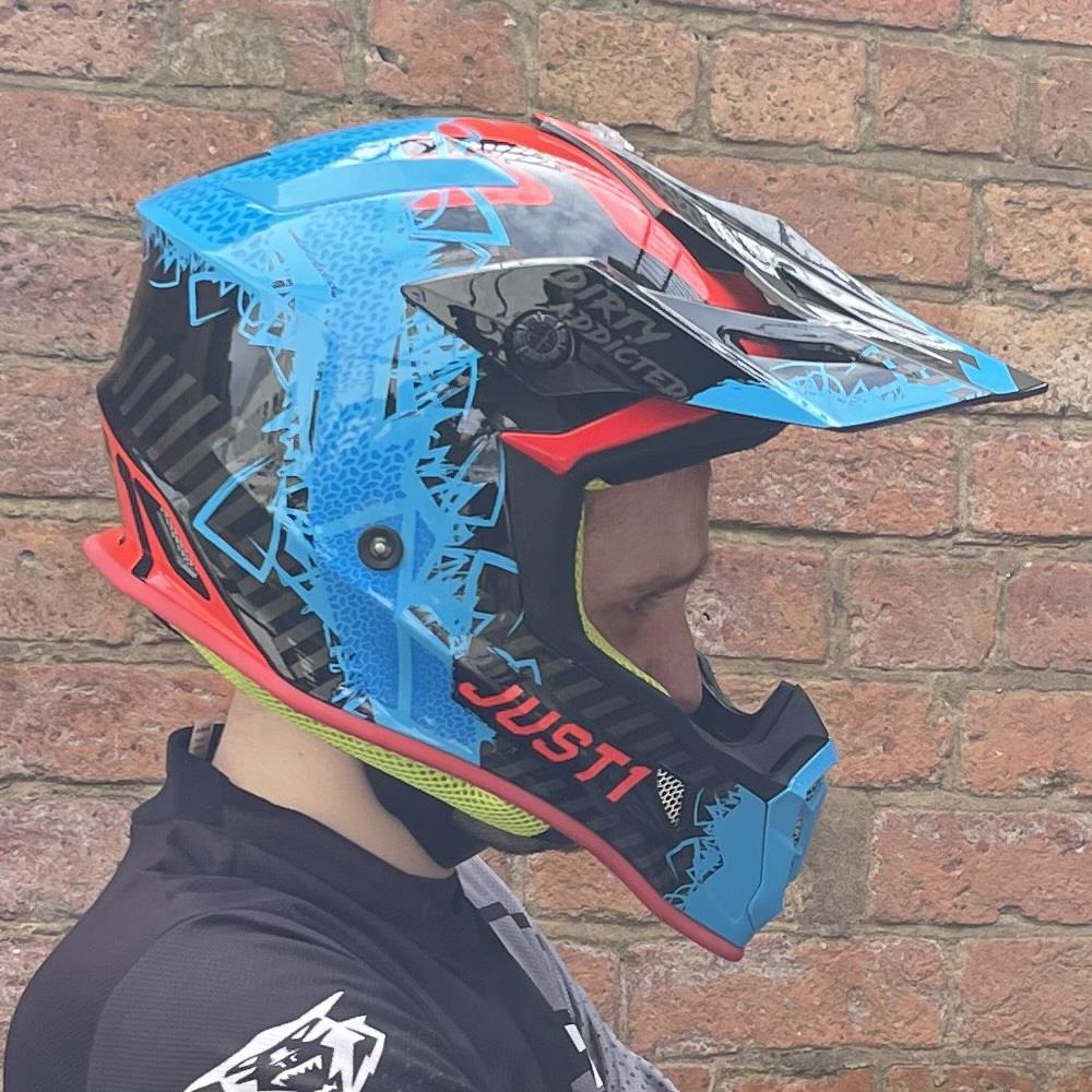 Just1 J38 Mask Motocross Helmet Motorcross Off Road ATV ACU Off Road Lid - Picture 11 of 24