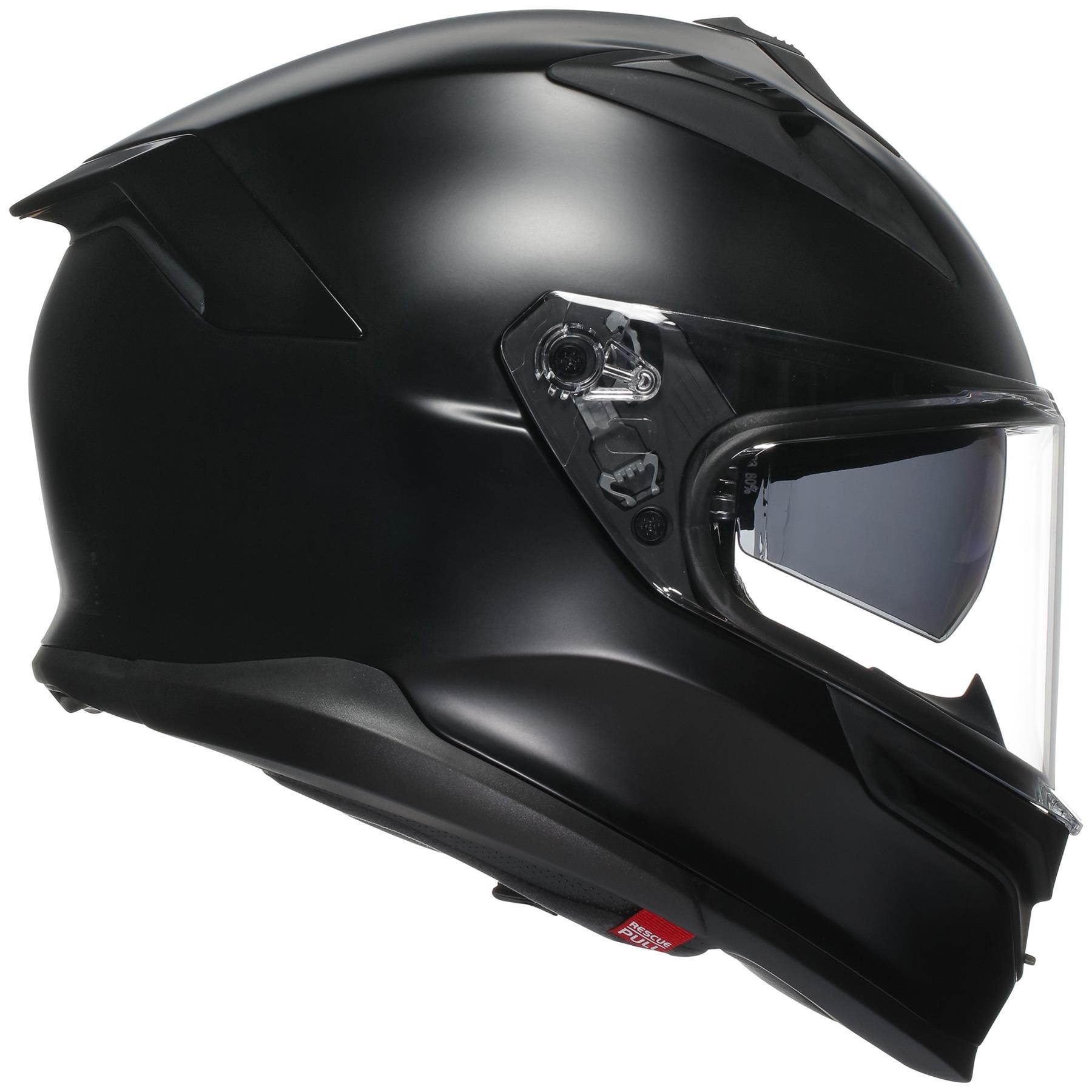 AGV K7 Plain Full Face Motorcycle Helmet Sports Touring Black White Grey - Picture 19 of 23