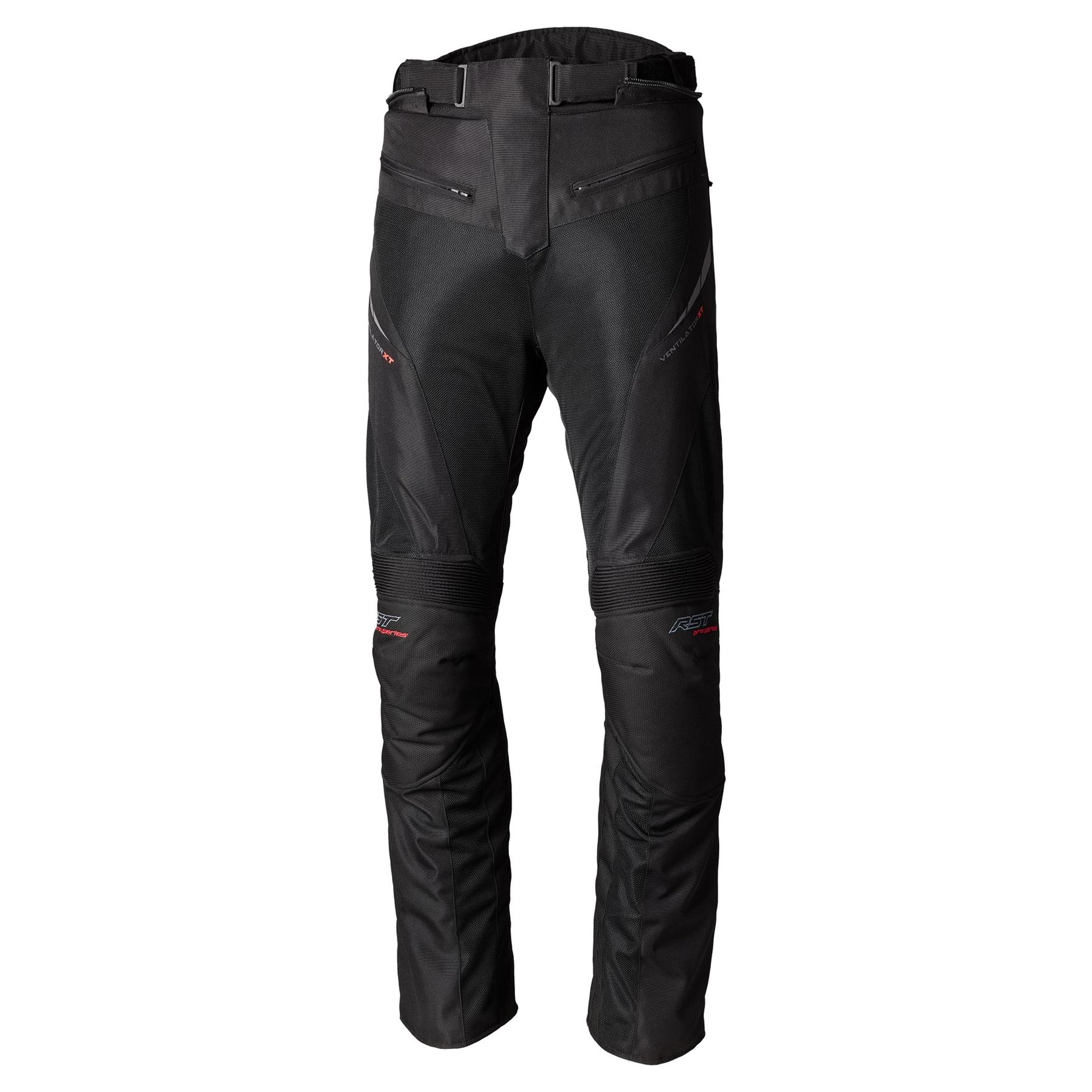 RST Ventilator XT Waterproof Motorcycle Trousers Perforated Bike Pants Black - Picture 3 of 11