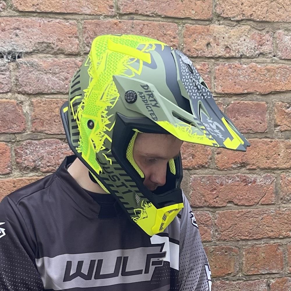 Just1 J38 Mask Motocross Helmet Motorcross Off Road ATV ACU Off Road Lid - Picture 23 of 24