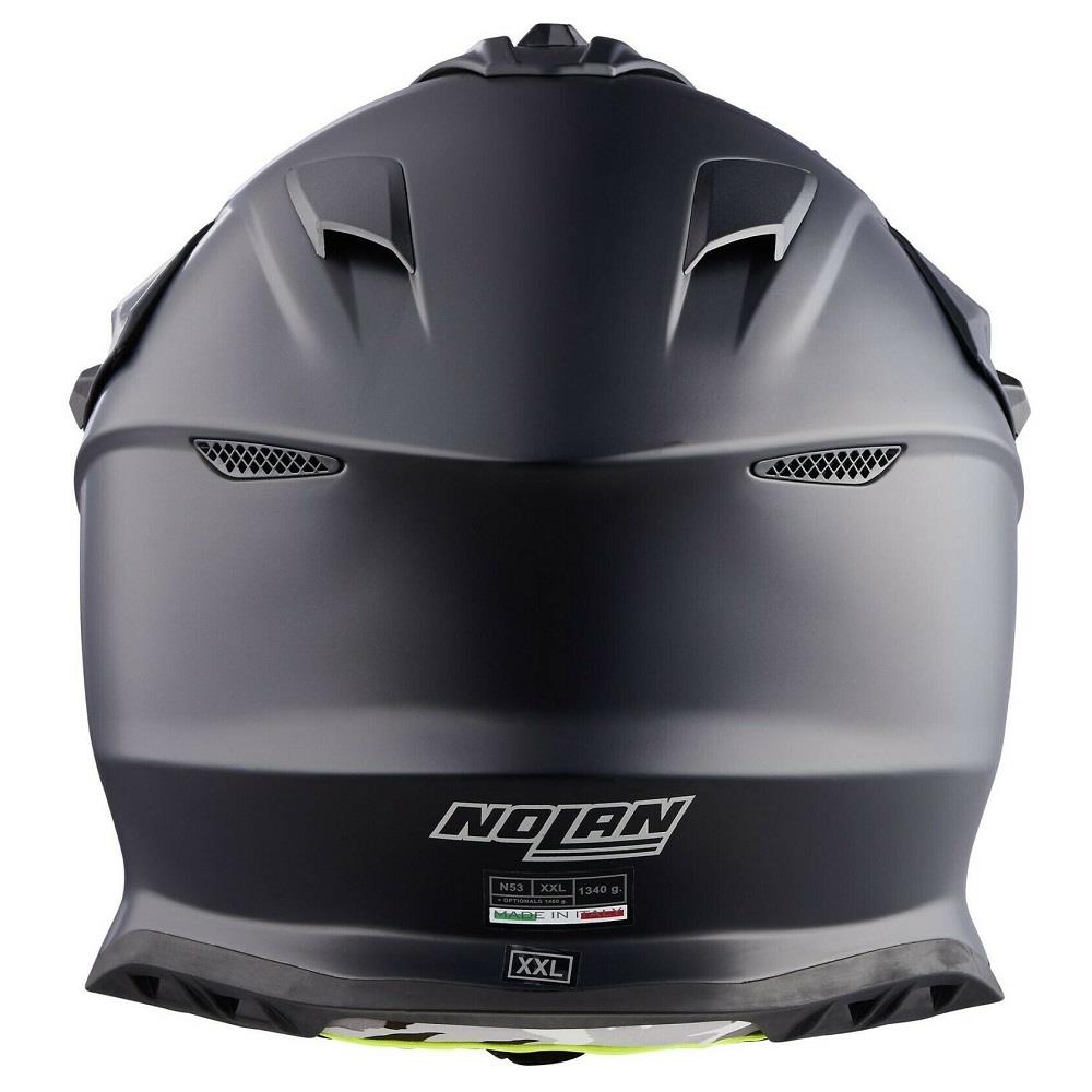 Nolan N53 Smart Motocross Helmet Off-Road Quad ATV Motorcycle Black White MX - Picture 8 of 18