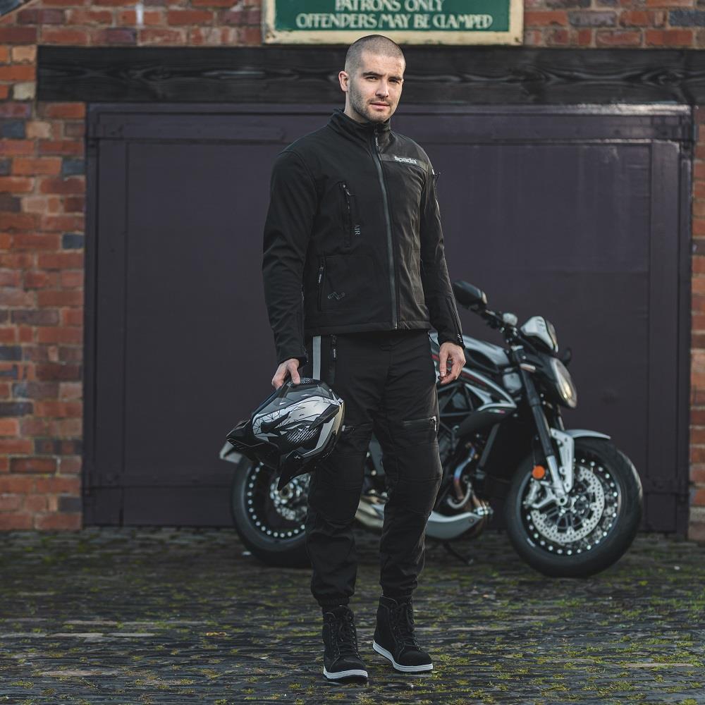 Spada Commute CE Waterproof Motorcycle Trousers Motorbike Pants Black Blue Grey - Picture 6 of 32