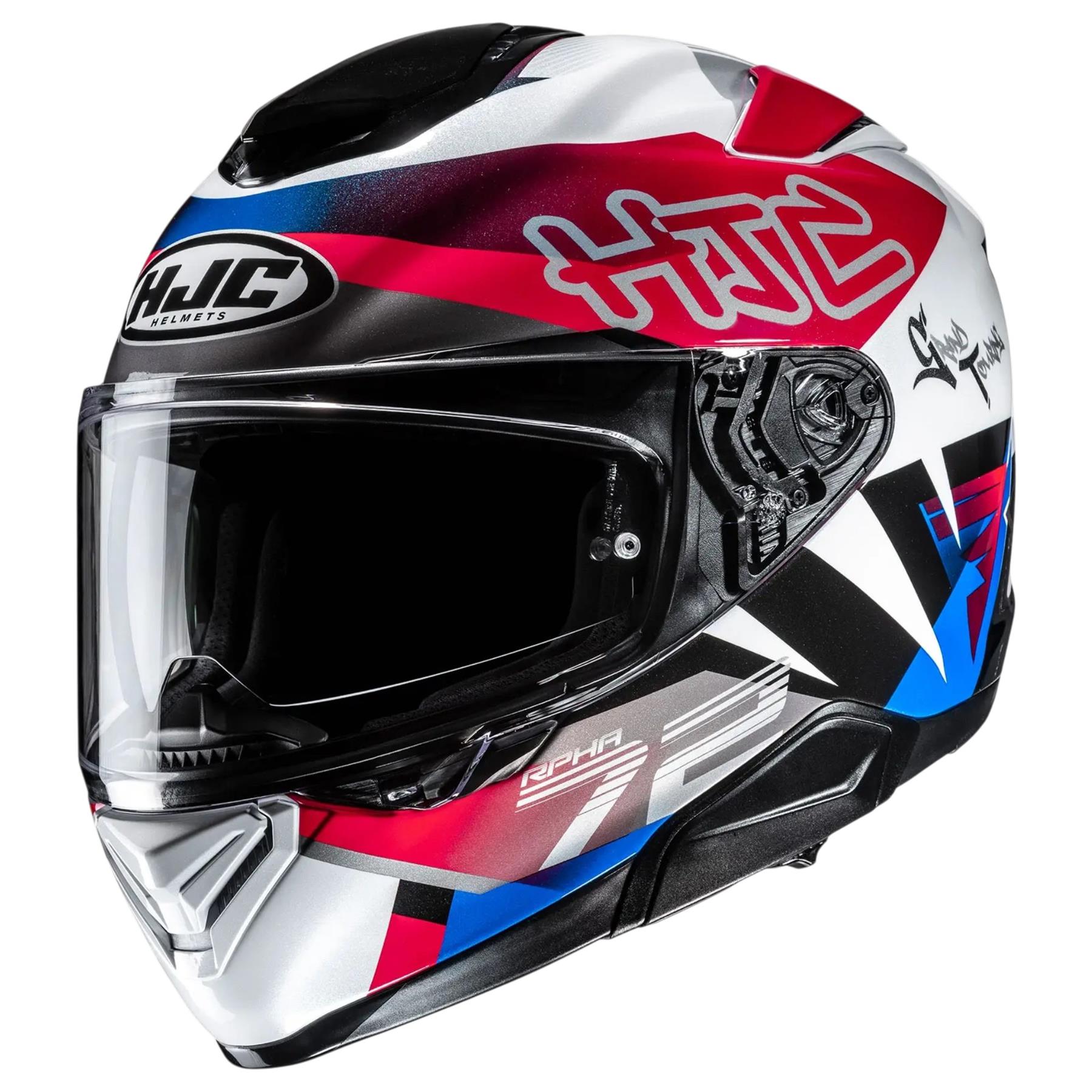 HJC RPHA 72 White Blue Red