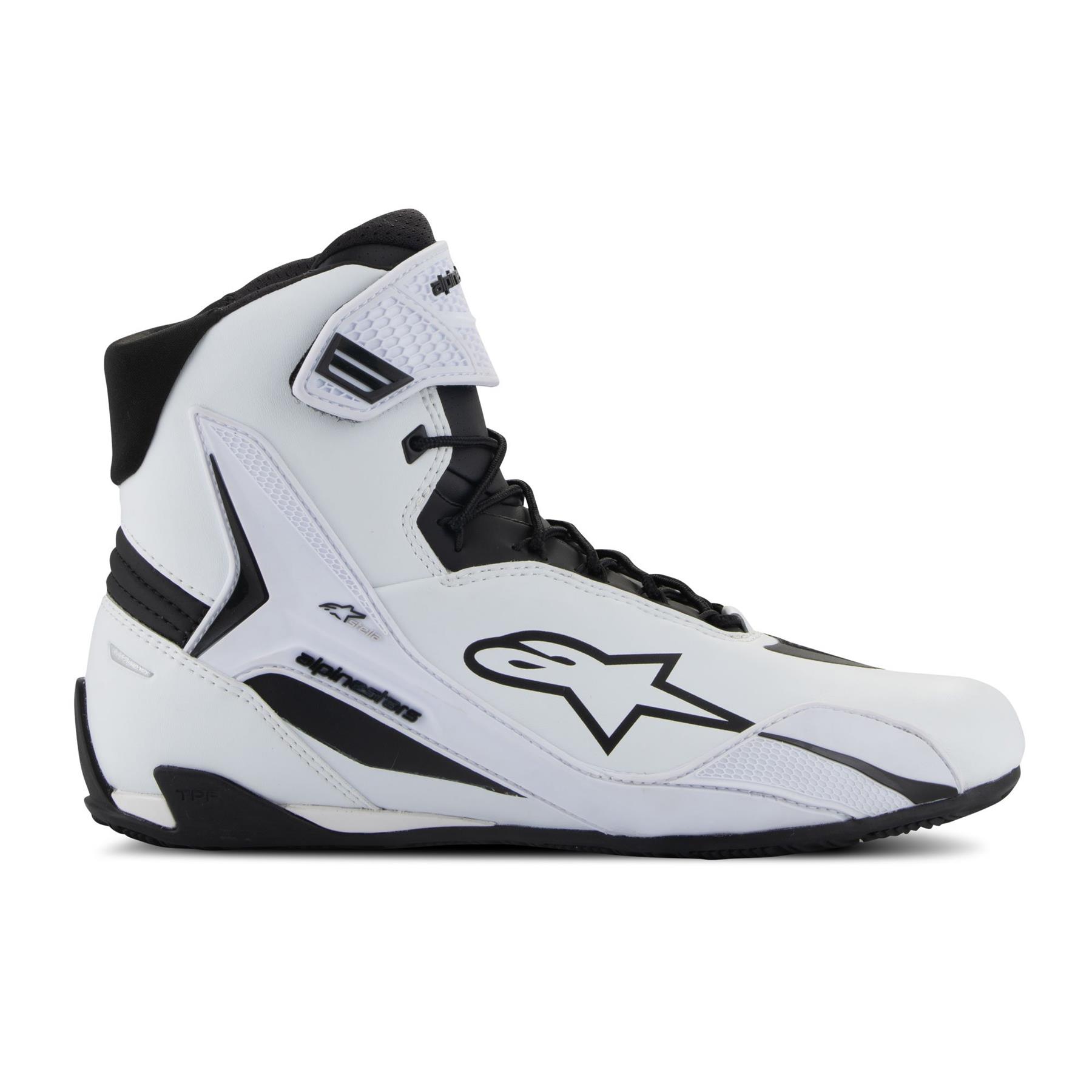 Alpinestars Stella Faster 4 Women's Motorcycle Boots Short Ankle Black White - Picture 13 of 16