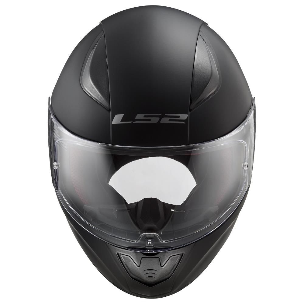 LS2 FF353 Rapid II Plain Motorcycle Helmet Full Face Moped Black White Grey - Picture 26 of 45