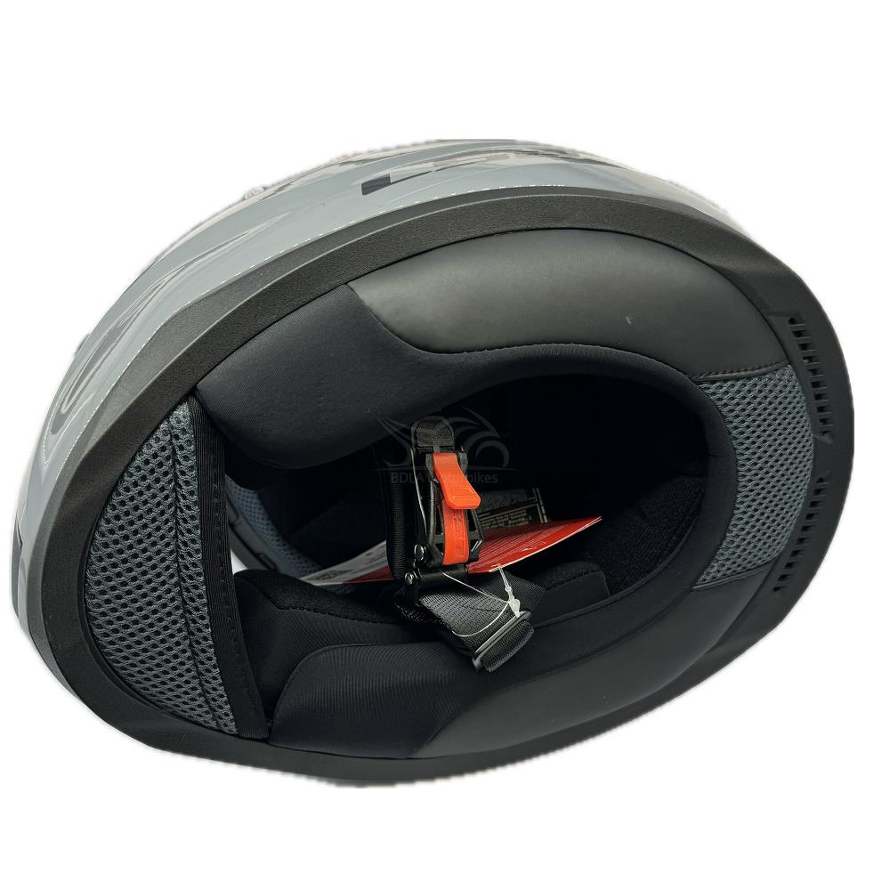 LS2 FF353 Rapid II Plain Motorcycle Helmet Full Face Moped Black White Grey - Picture 35 of 45