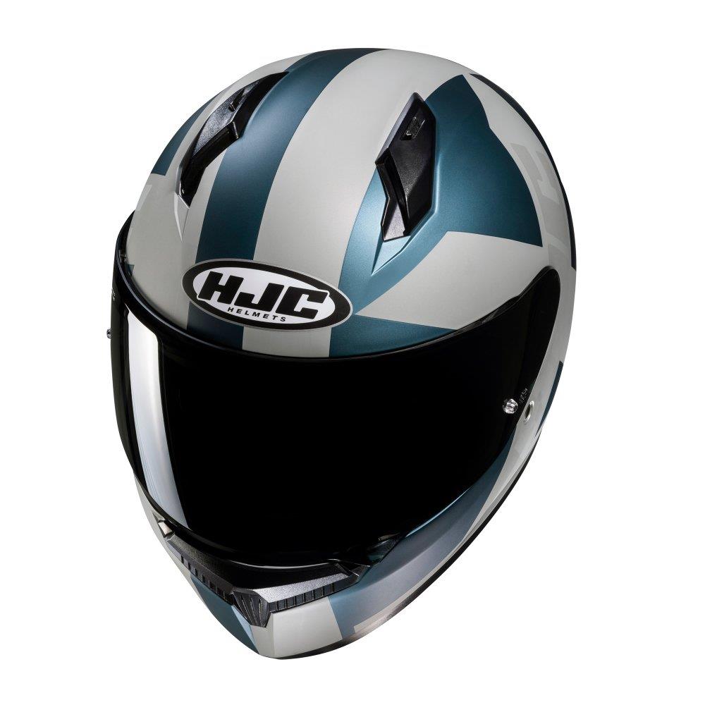 HJC C10 Tez Full Face Motorcycle Helmet Motorbike Scooter ACU Gold Crash Lid - Picture 11 of 14