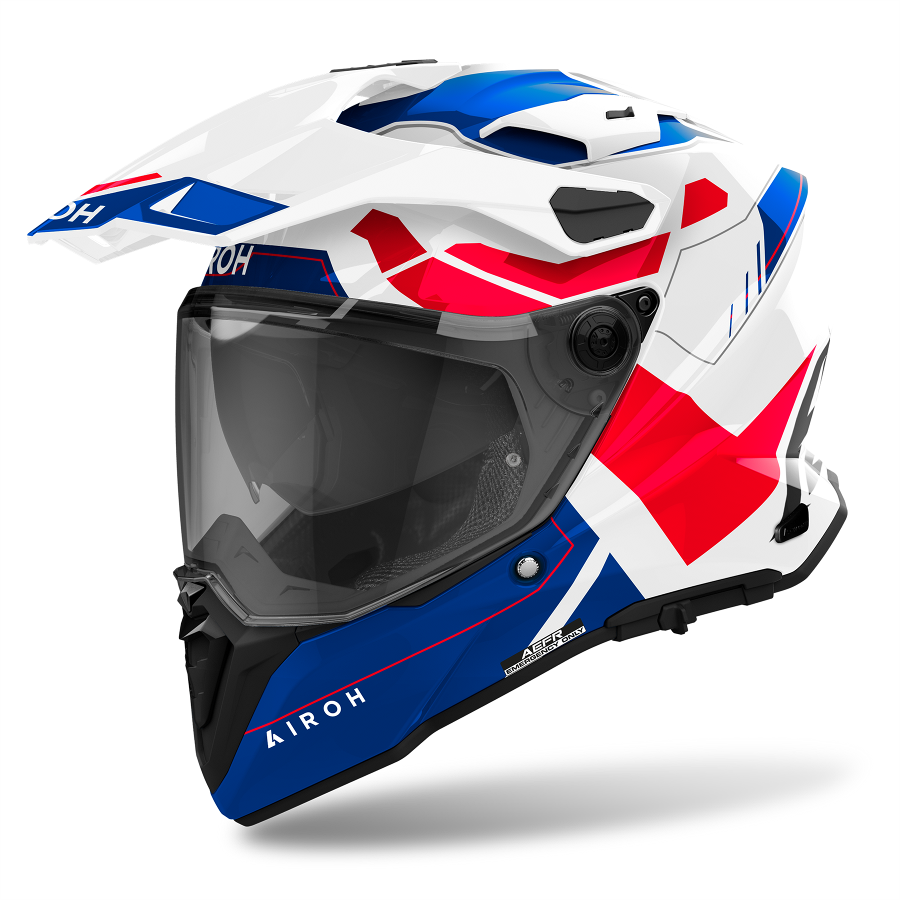 Airoh Commander 2 Carbon Reveal Adventure Enduro Off Road Dual Sport Helmet - Picture 15 of 20