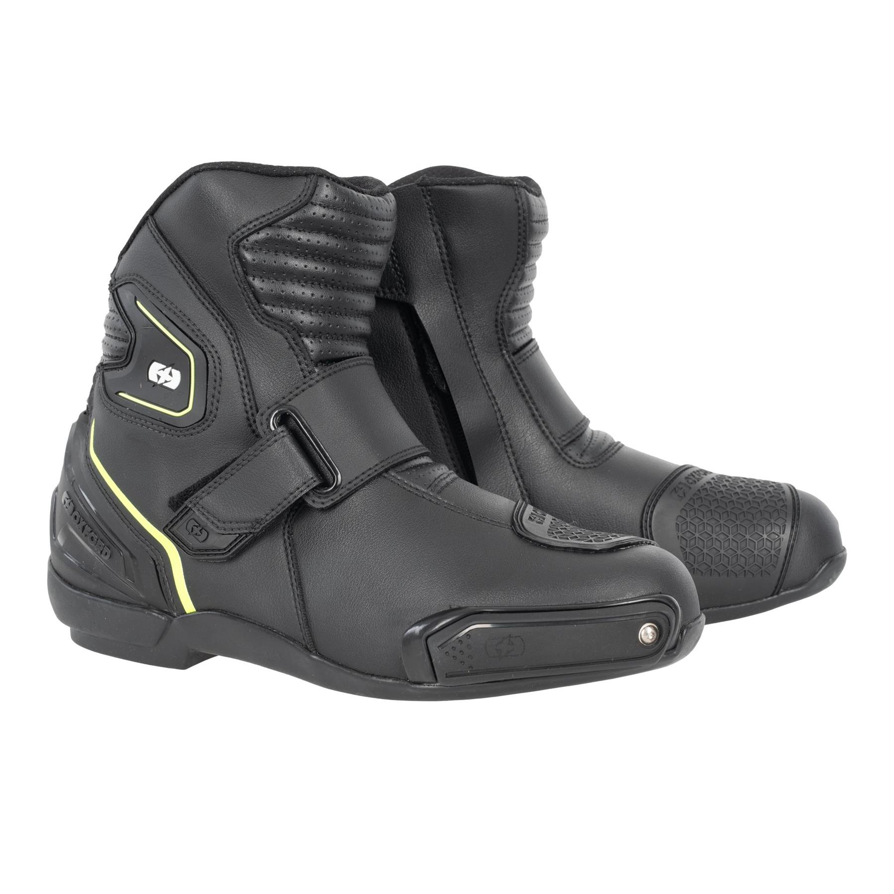 Oxford Omega Air Mens Motorcycle Boots Summer Motorbike Sport Short Boot - Picture 17 of 22