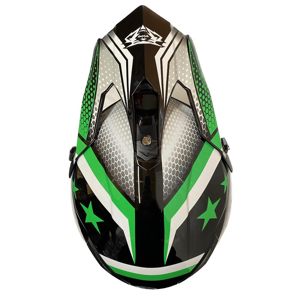 Casco Per Moto Da Cross Enduro Quad Off Road Fuori Strada Integrale Con Nuova Omologazione CE C.E. ECE 22.06 (XS - Foto 3