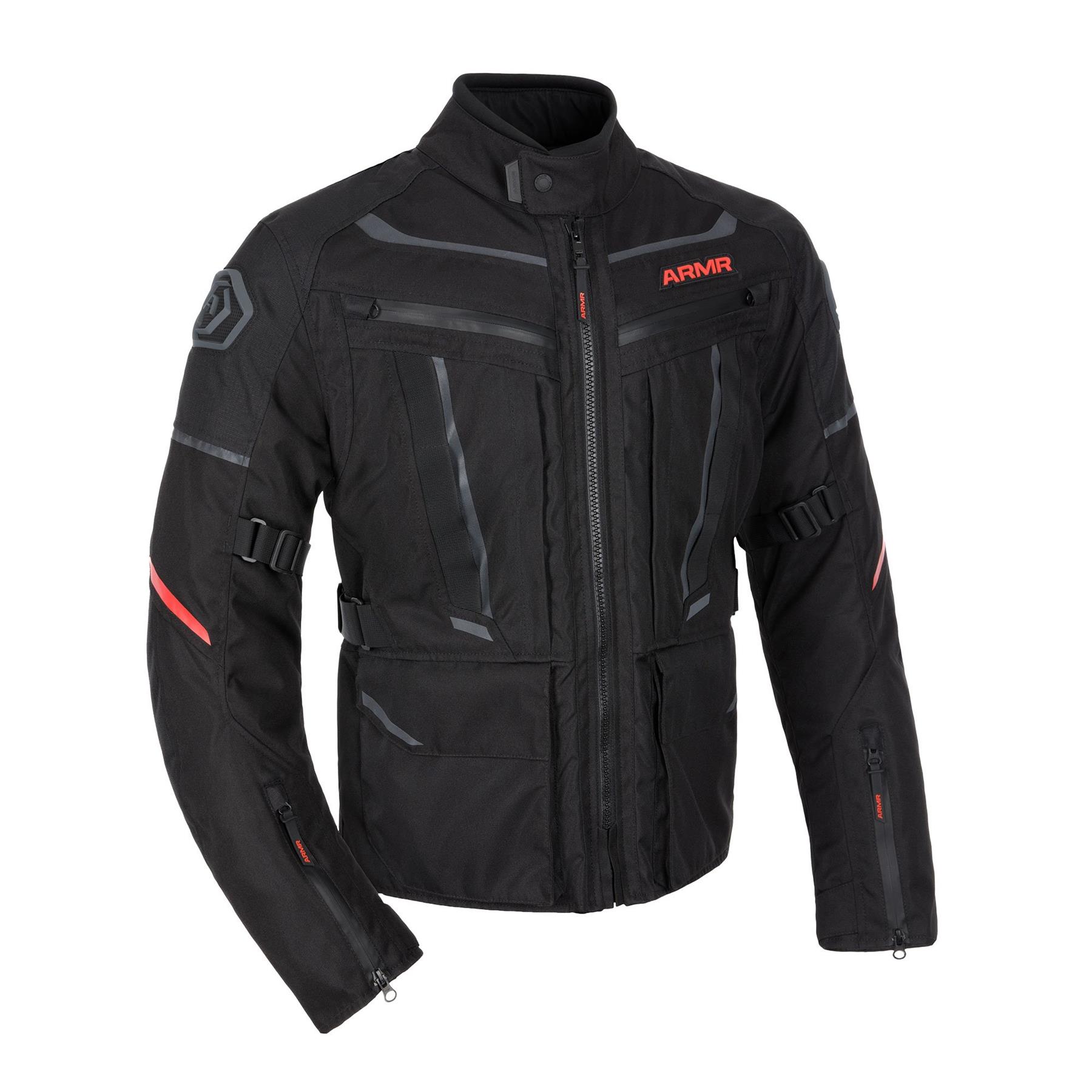 ARMR Kumaji 3.0 Mens Textile Motorcycle Jacket Waterproof Thermal Bike Jackets - Picture 6 of 29