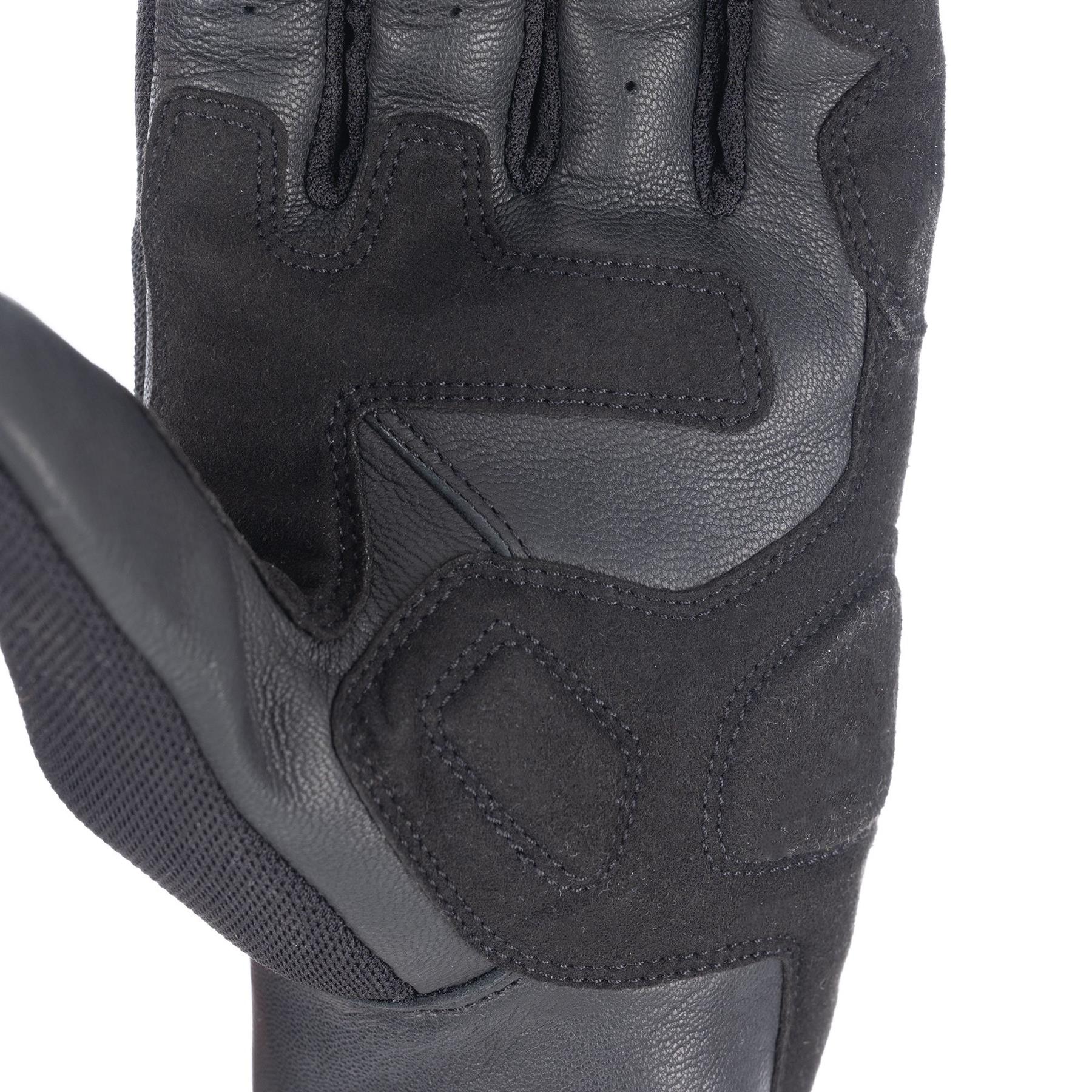 Oxford Dakar 1.0 Ladies Short Vented Black Summer Motorbike Motorcycle Gloves - Picture 6 of 26