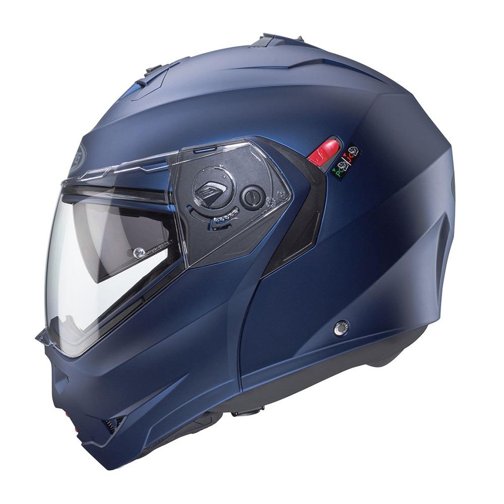 Casco de motocicleta plegable inteligente Caberg Duke X scooter modular liso negro brillante - Imagen 21 de 54