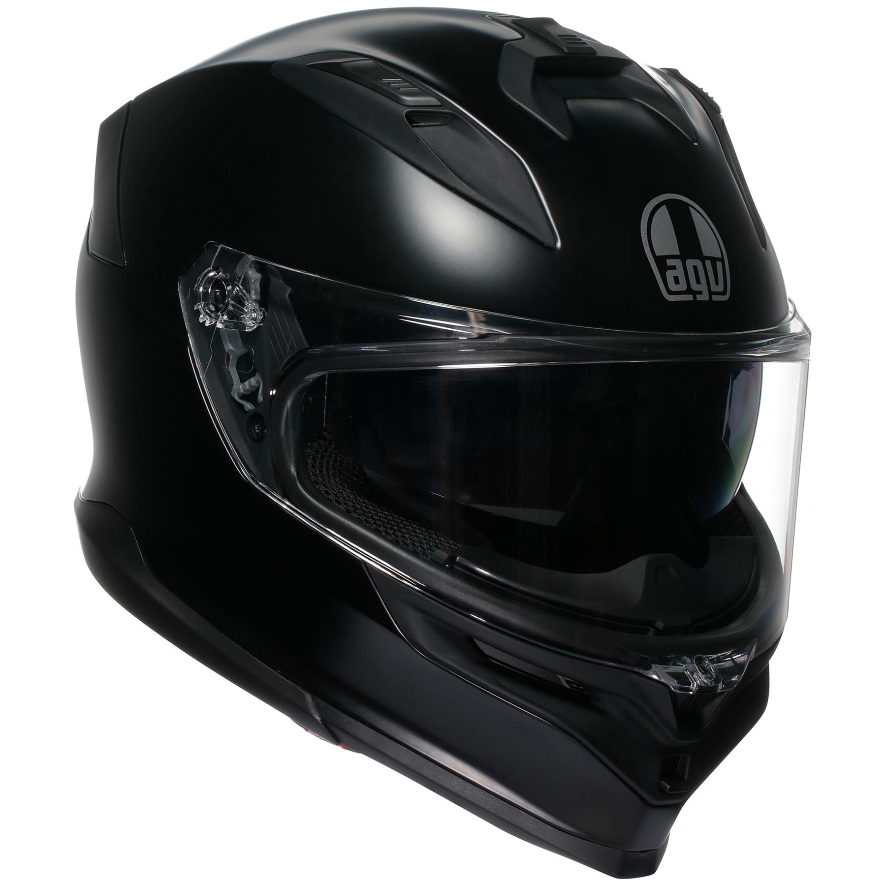 AGV K7 Plain Full Face Motorcycle Helmet Sports Touring Black White Grey - Picture 17 of 23