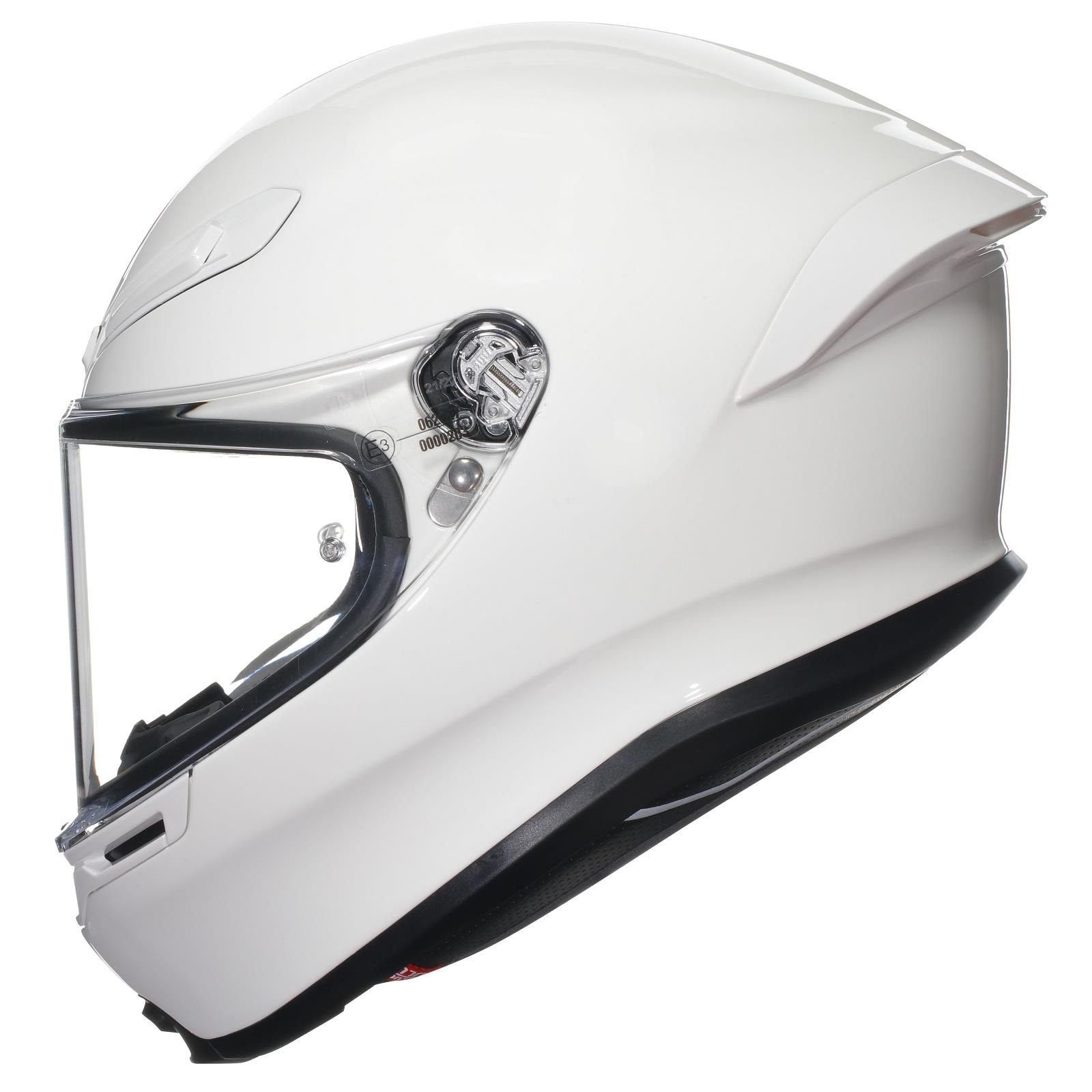 AGV K6-S Plain Motorcycle Helmet Road Legel ECE 22.06 Track Race Lid Black Grey - Picture 19 of 30