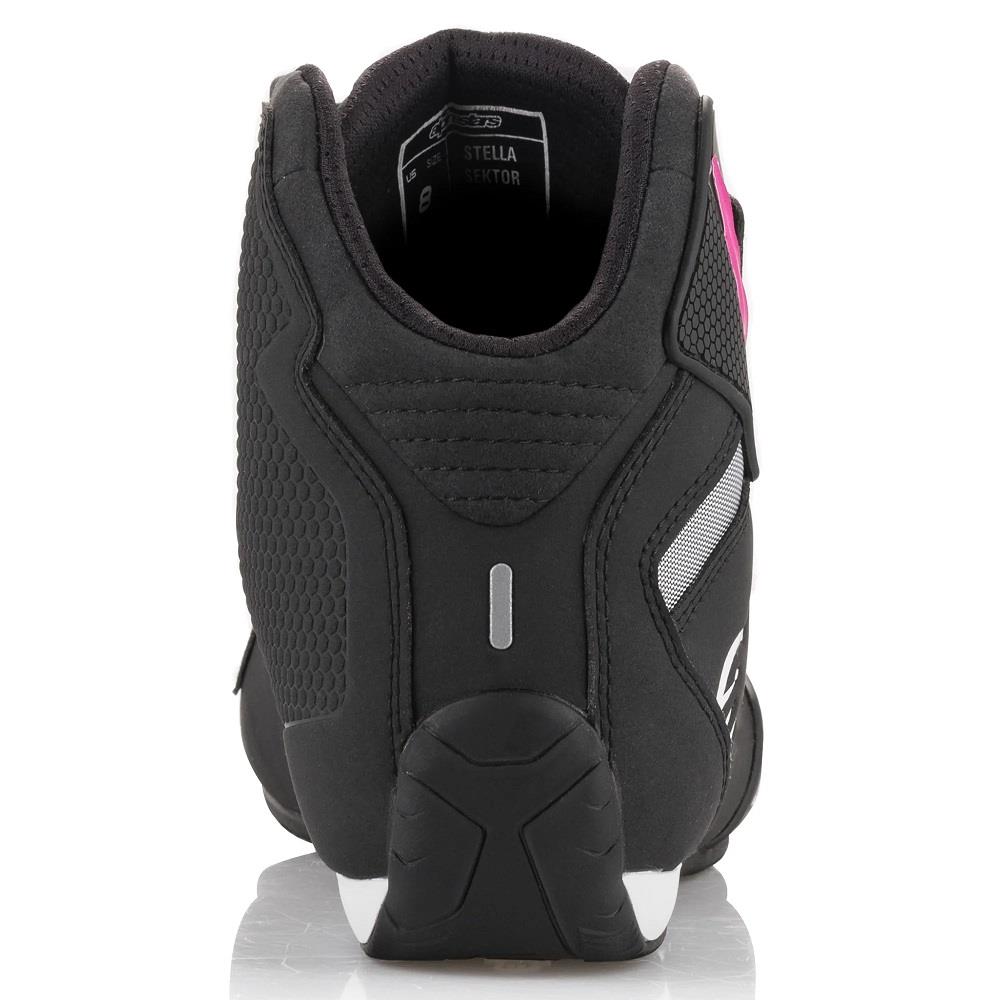 Alpinestars Stella Sektor Short Sports Ladies Motorcycle Boots Paddock Black - Picture 7 of 16