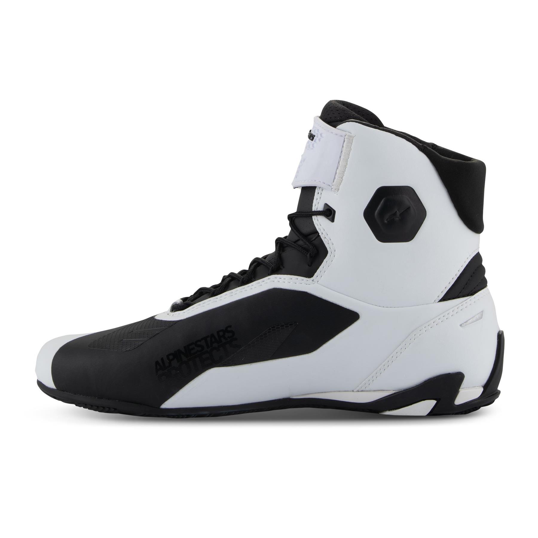 Alpinestars Stella Faster 4 Women's Motorcycle Boots Short Ankle Black White - Picture 12 of 16