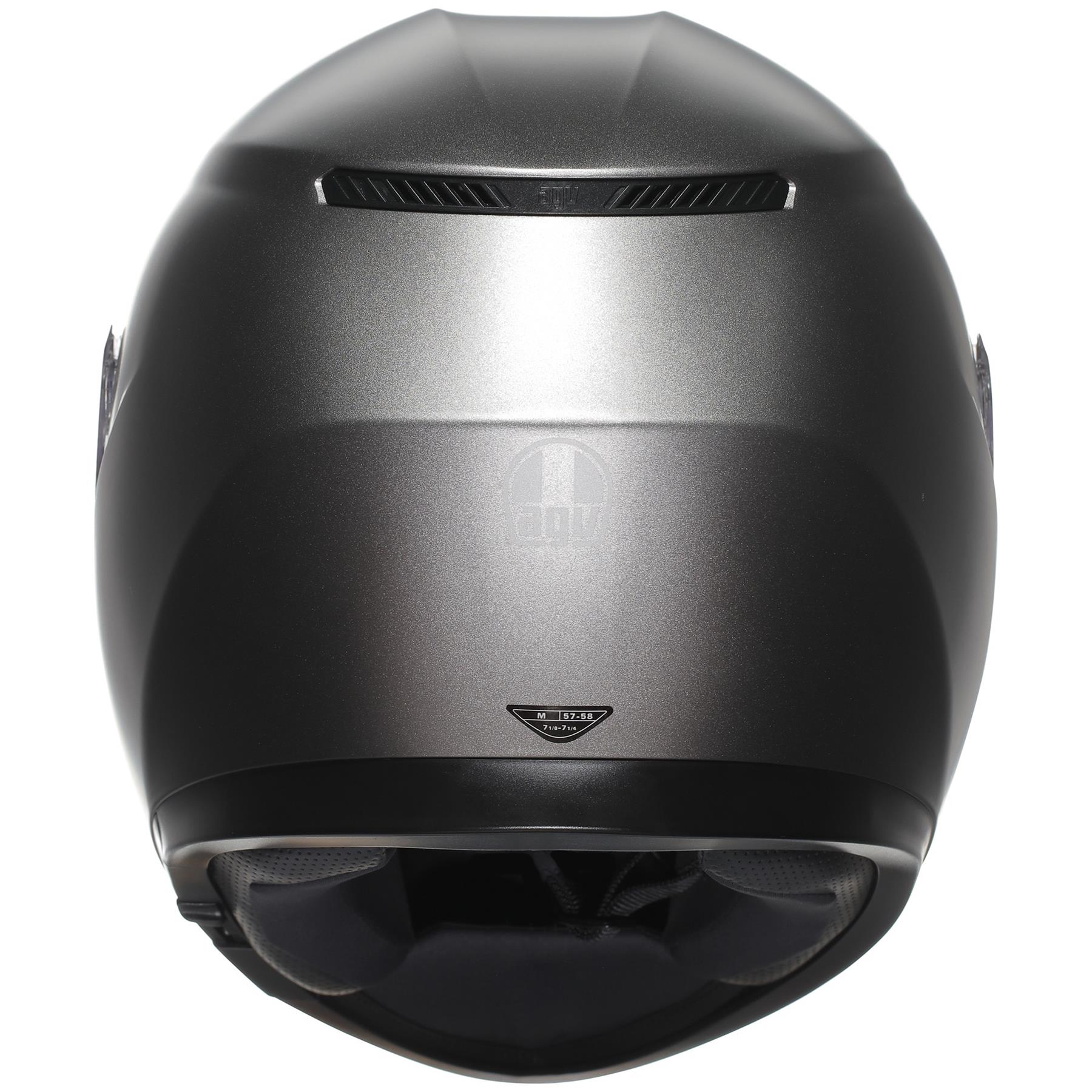 AGV K3 Plain Motorcycle Helmet Road Legal ECE 22.06 ACU Approved - Picture 20 of 29