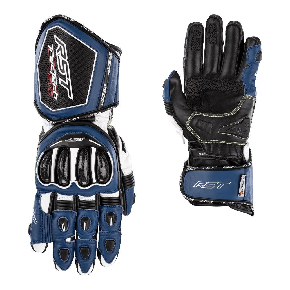 RST Tractech Evo 4 Mens Motorcycle Gloves Race Track Day Racing Bike Gloves - Picture 22 of 45