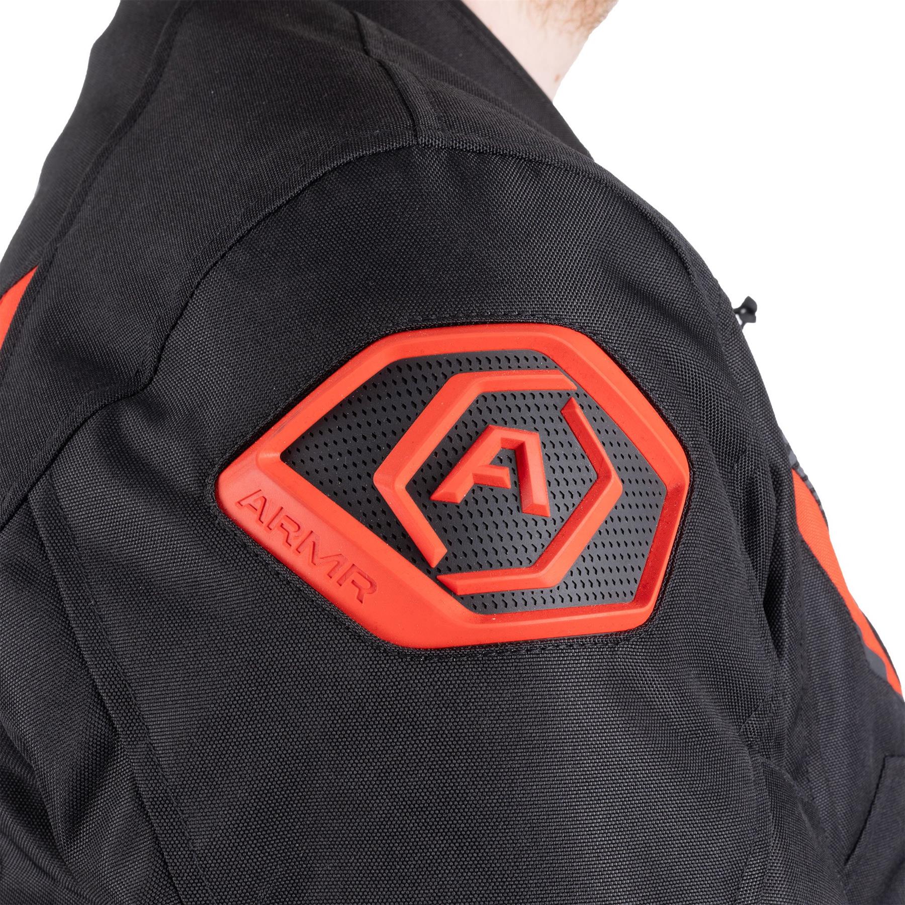 ARMR Eyoshi 3.0 Men's Short Waterproof Motorcycle Jacket Sports Race All-Year - Picture 9 of 30