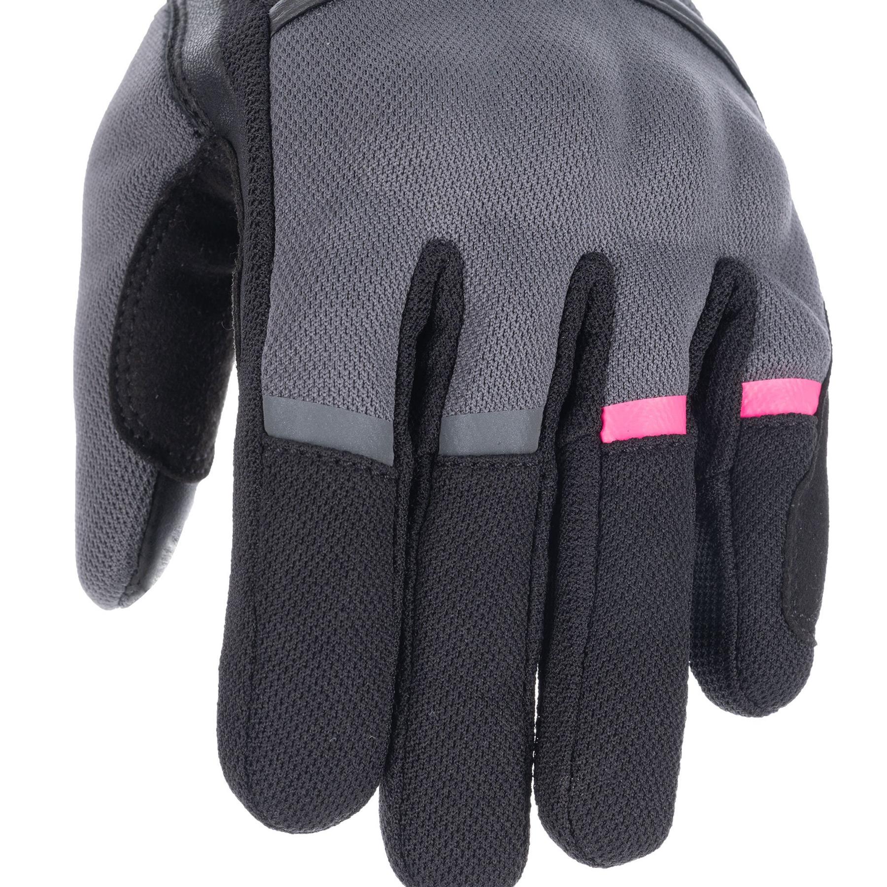 Oxford Dakar 1.0 Ladies Short Vented Black Summer Motorbike Motorcycle Gloves - Picture 15 of 26