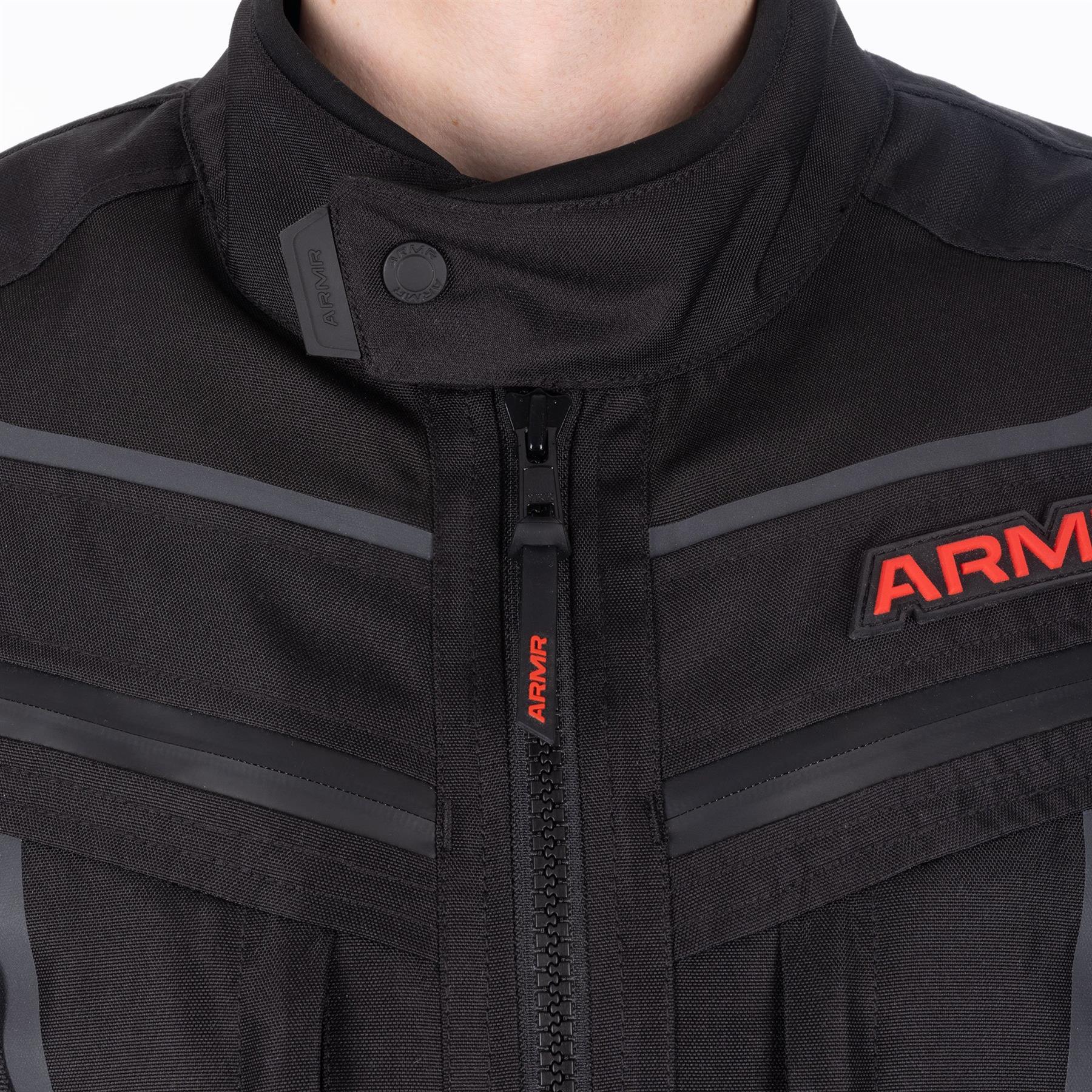 ARMR Kumaji 3.0 Mens Textile Motorcycle Jacket Waterproof Thermal Bike Jackets - Picture 11 of 29