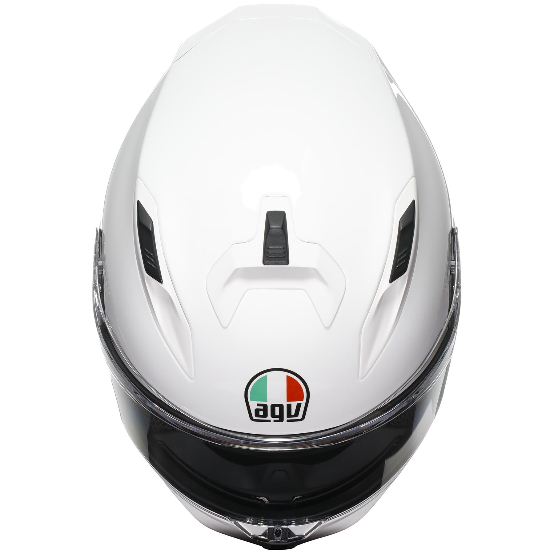 AGV K7 Plain Full Face Motorcycle Helmet Sports Touring Black White Grey - Picture 9 of 23