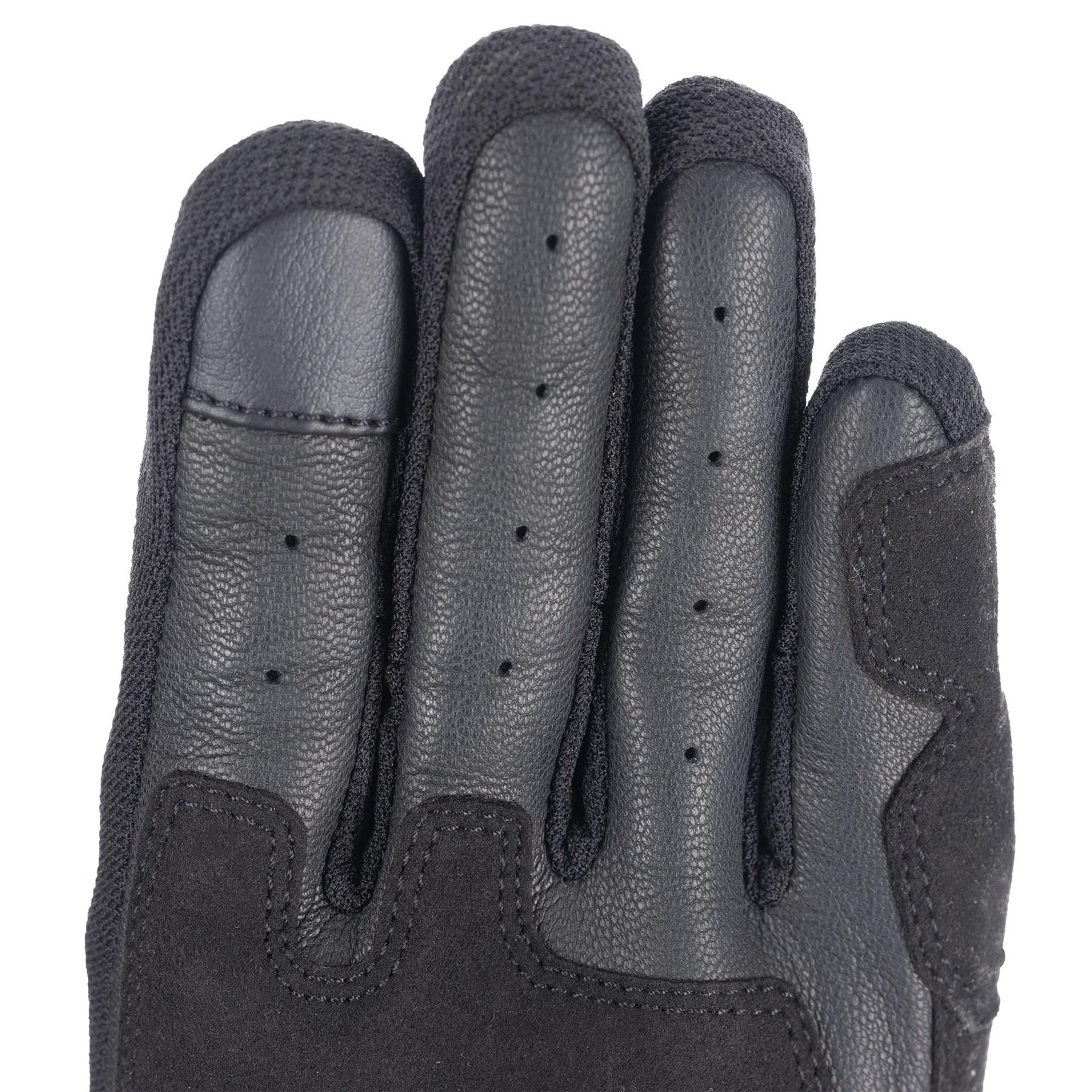 Oxford Dakar 1.0 Ladies Short Vented Black Summer Motorbike Motorcycle Gloves - Picture 10 of 26