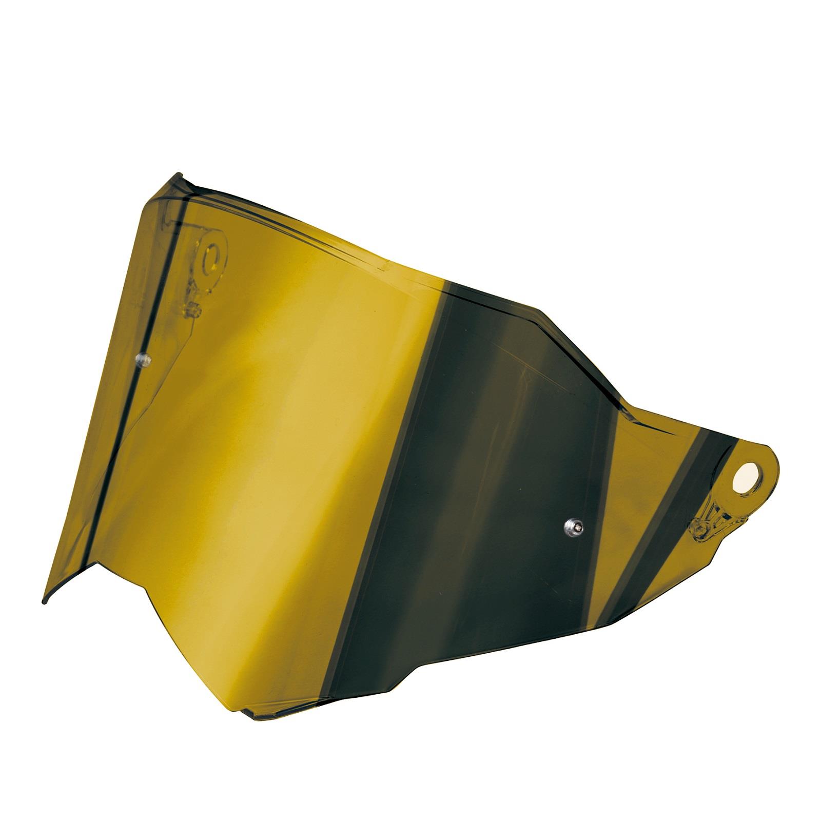 AGV AX9 Dual-1 Helmet Visor Replacement Anti Fog Anti Scratch Gold Clear Dark - Foto 5 di 6