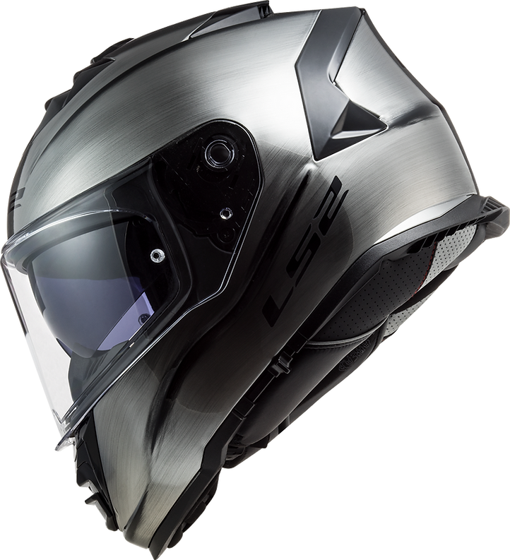 LS2 - Assault Full Face Helmet - Brushed Gray - Bild 7 von 9