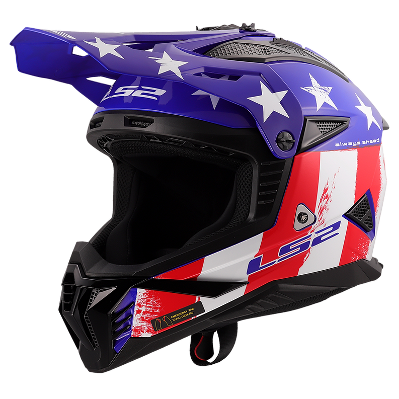 LS2 - Gate II Battle Scar Motocross Helmet - Bild 4 von 9