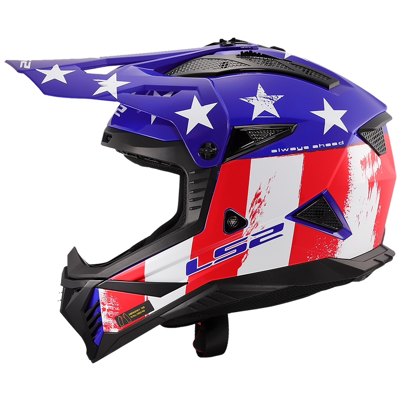 LS2 - Gate II Battle Scar Motocross Helmet - Bild 9 von 9