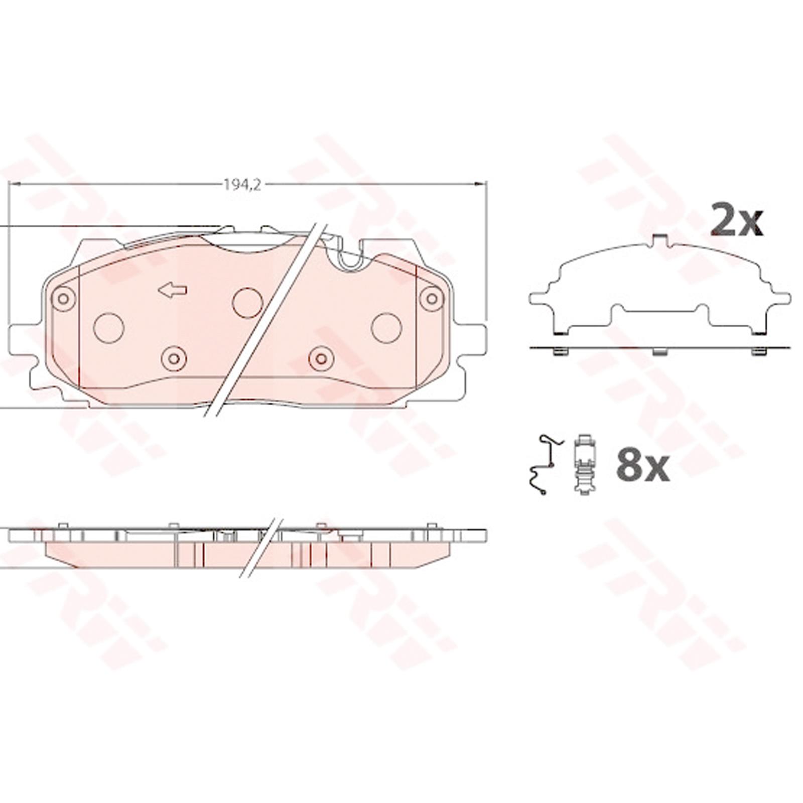Satz Bremsscheiben und Beläge vorne und hinten SHW Performance Audi RS4 B9 - Bild 11 von 13