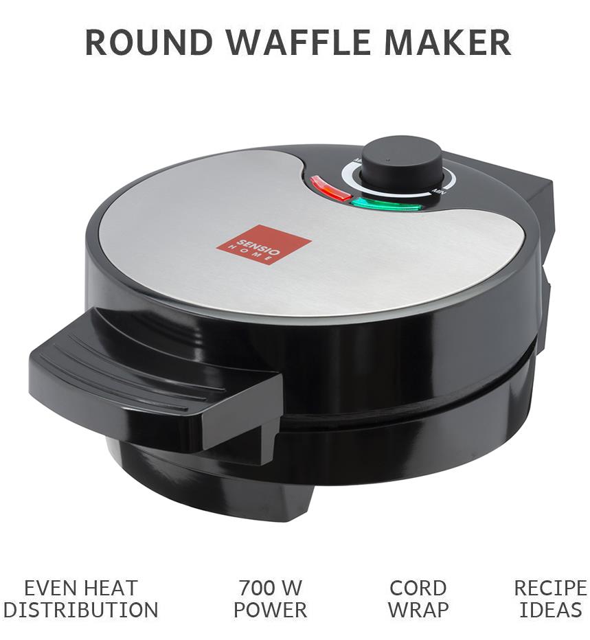 Waffle Maker Machine - Waffle Mix | Round or Square design | Global Gourmet - Produktbild 3