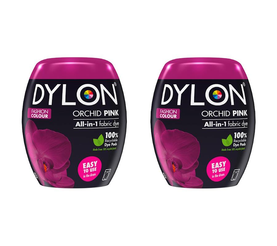 2 Pack Dylon All-in-one Fabric Dye Pods (various)